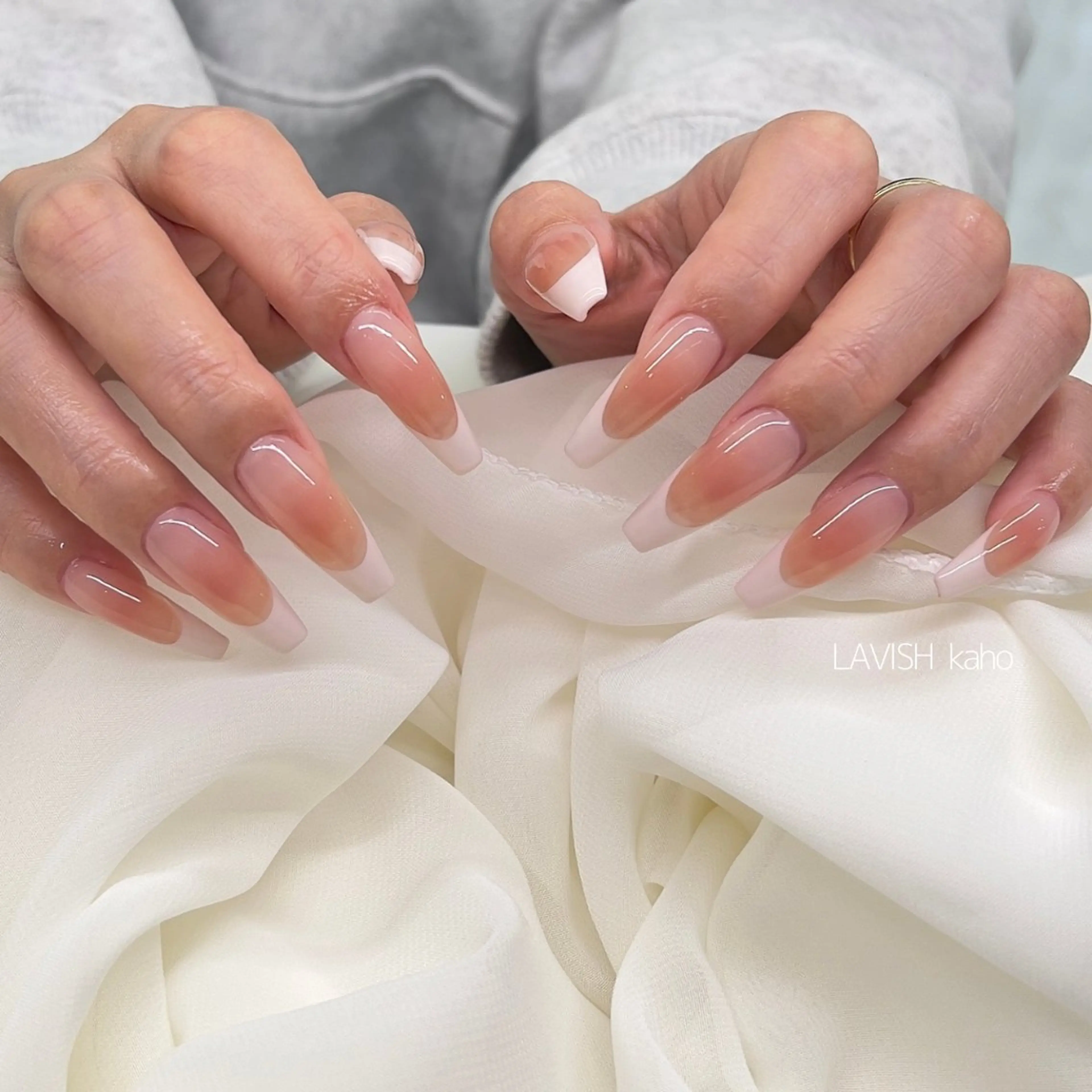 【𝙃𝙖𝙣𝙙】長さだし10本+デザイン(オフなし)の写真