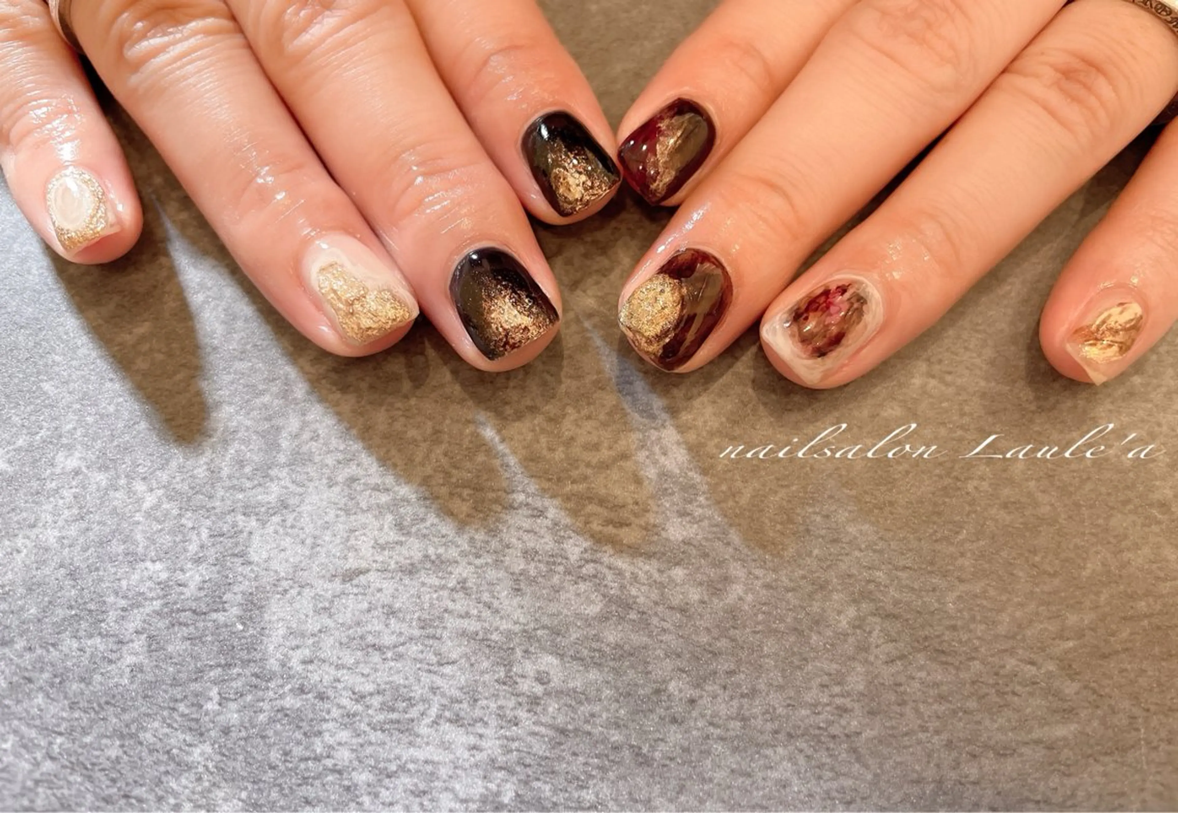 ネイル ハンドネイル nailsalon Laule'aのネイルデザイン