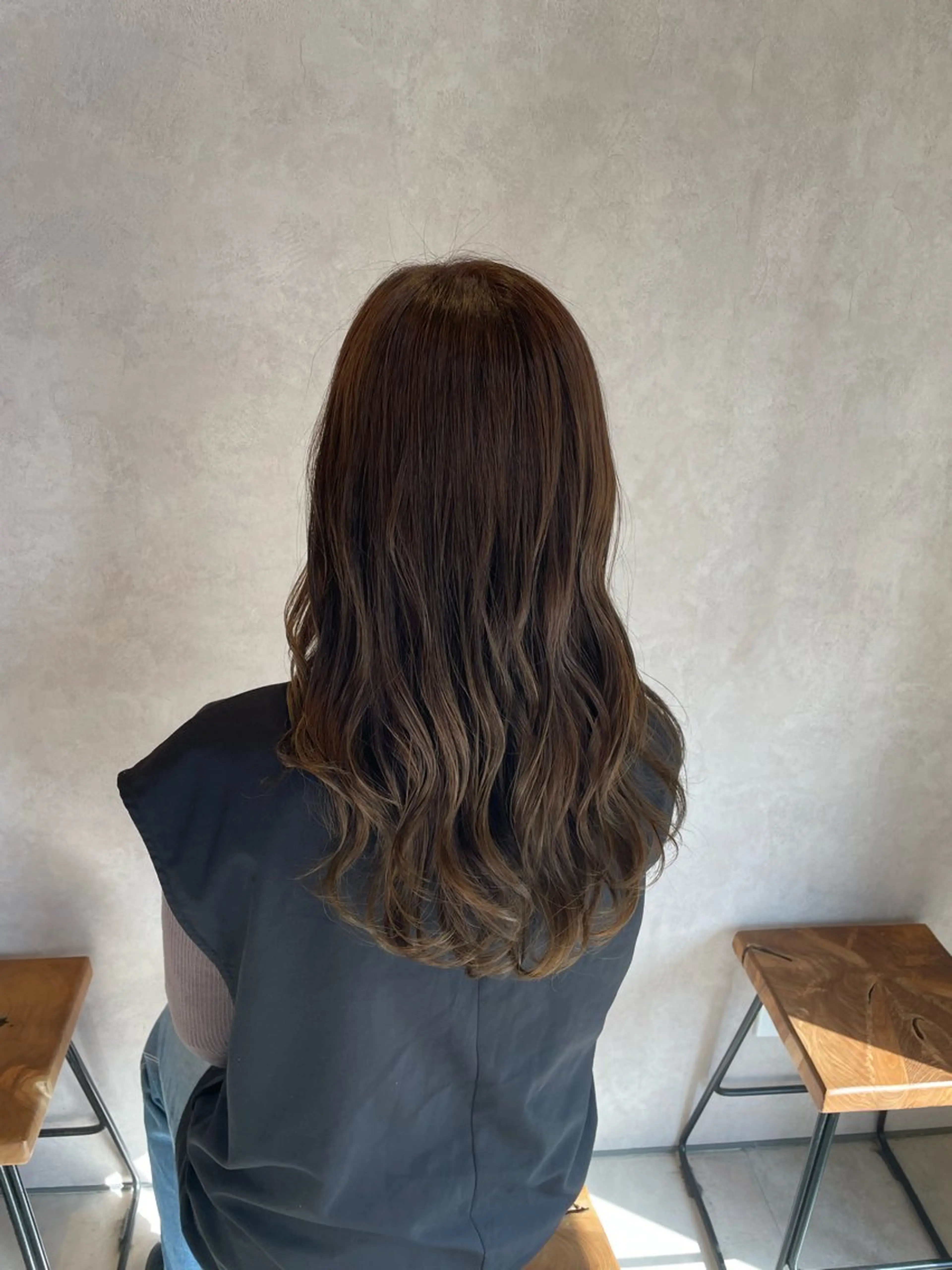 カラー ベージュカラー オリーブベージュ オリーブカラー Plus2nd所属・伊藤 未夢のヘアスタイル