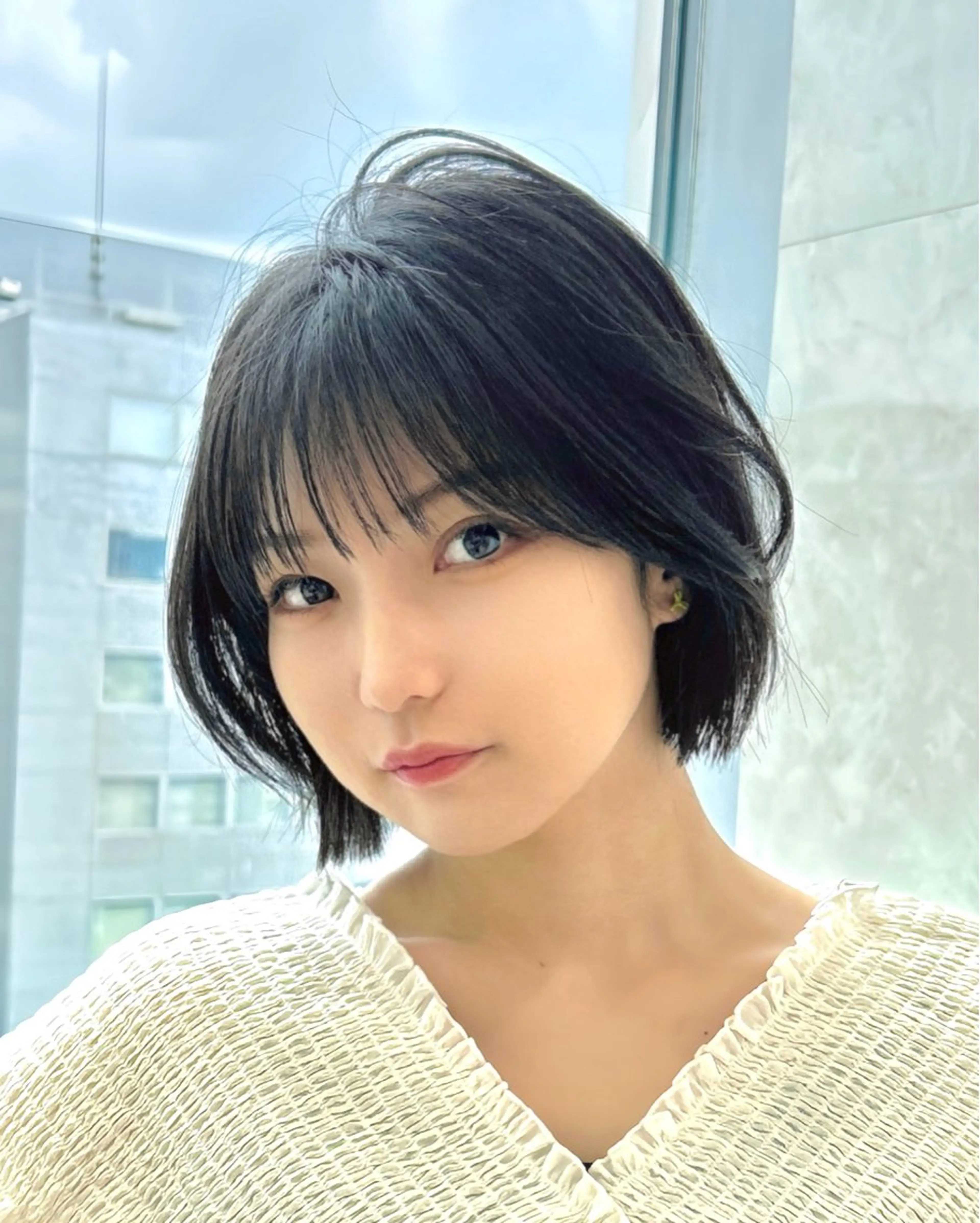 ショート 韓国顔まわり/前髪 /レイヤー/いつきのヘアスタイル