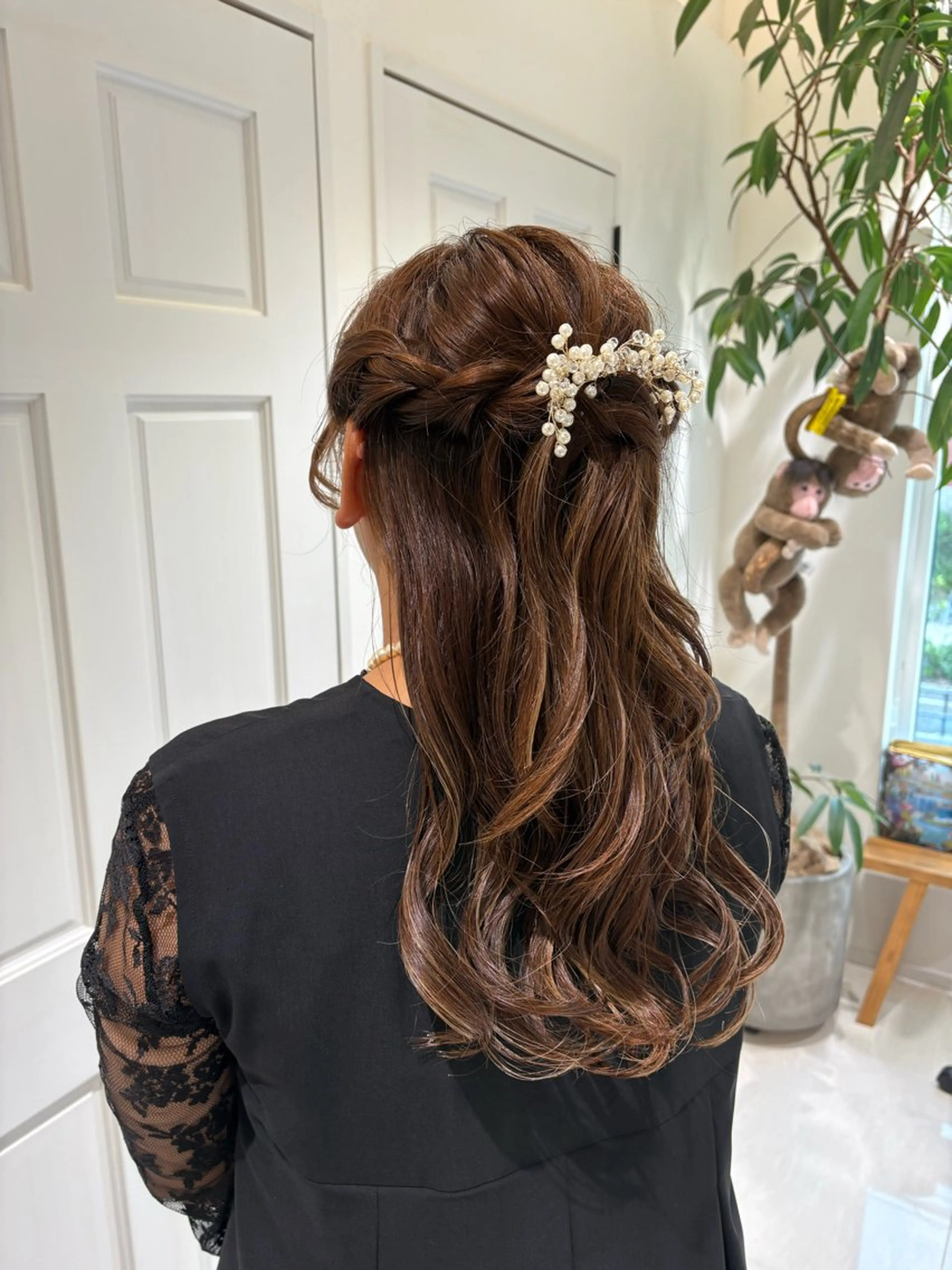 セミロング ヘアアレンジ aaty さあやのヘアスタイル