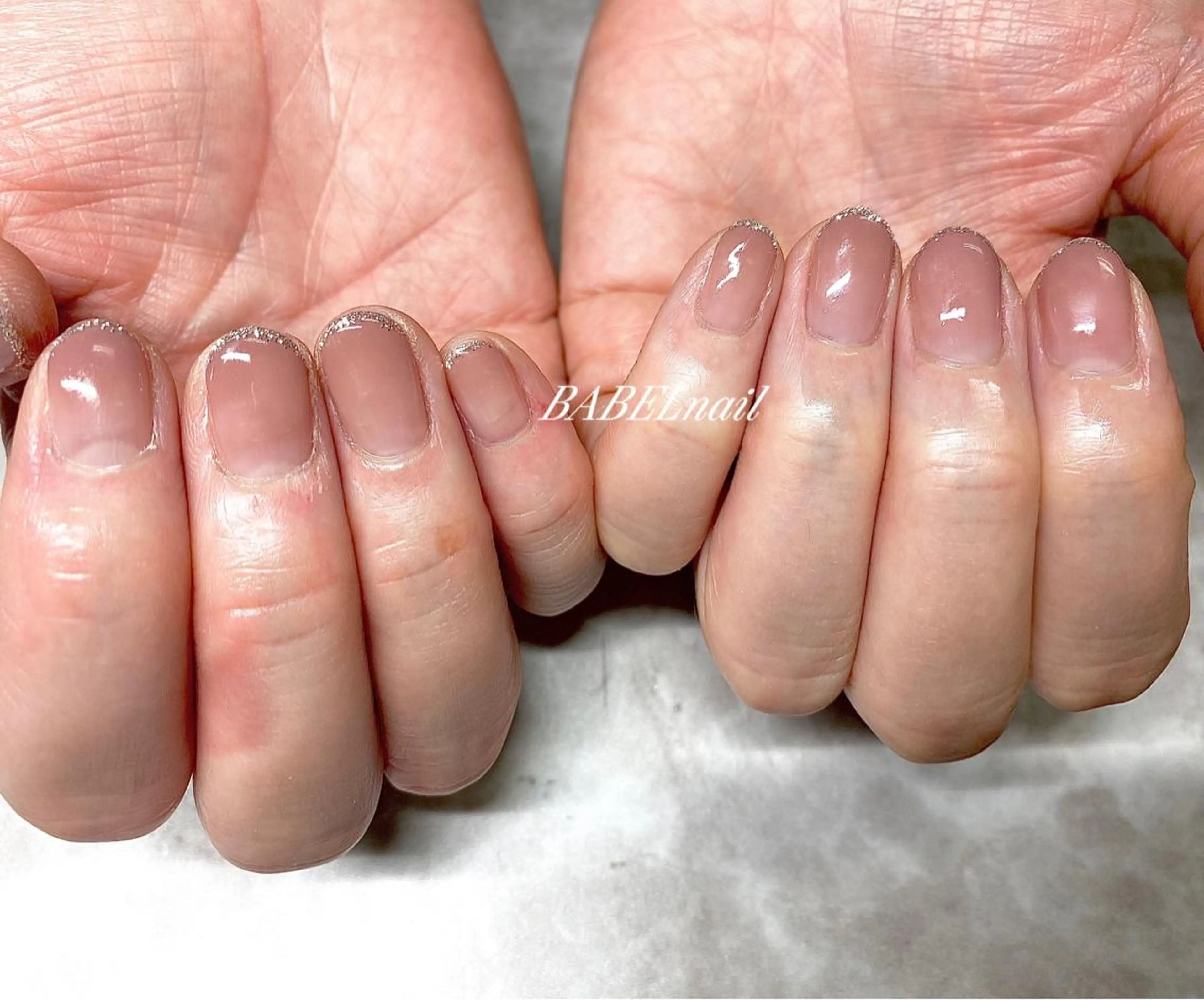 ネイル アートネイル ジェルネイル オフィスネイル ショートネイル ハンドネイル BABELバベル所属・江戸川橋✨BABEL 【バベル】大人可愛いのネイルデザイン