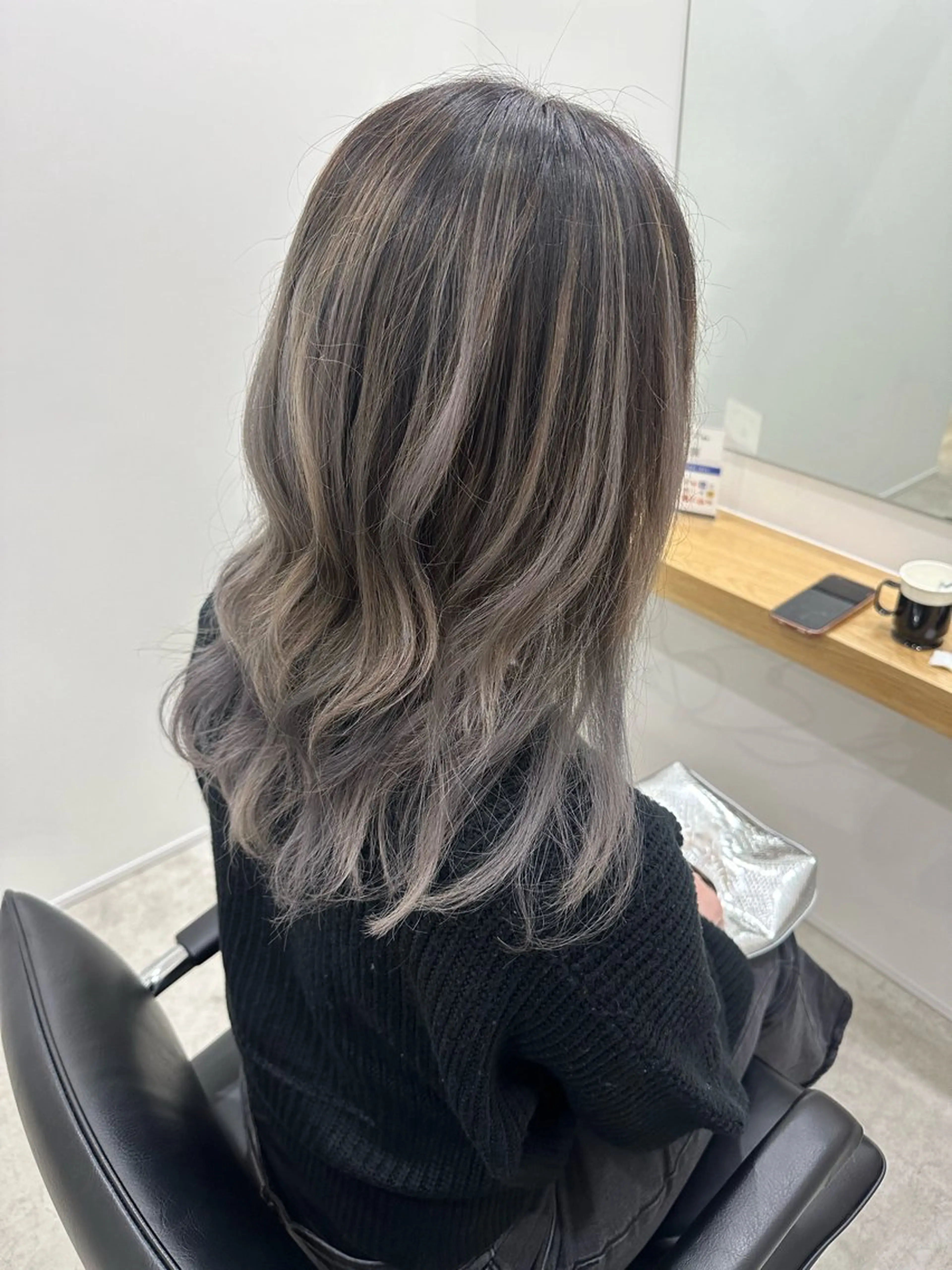 セミロング カラー カット ヘアカラー ヘアセット/艶カラー 💐nao.のヘアスタイル