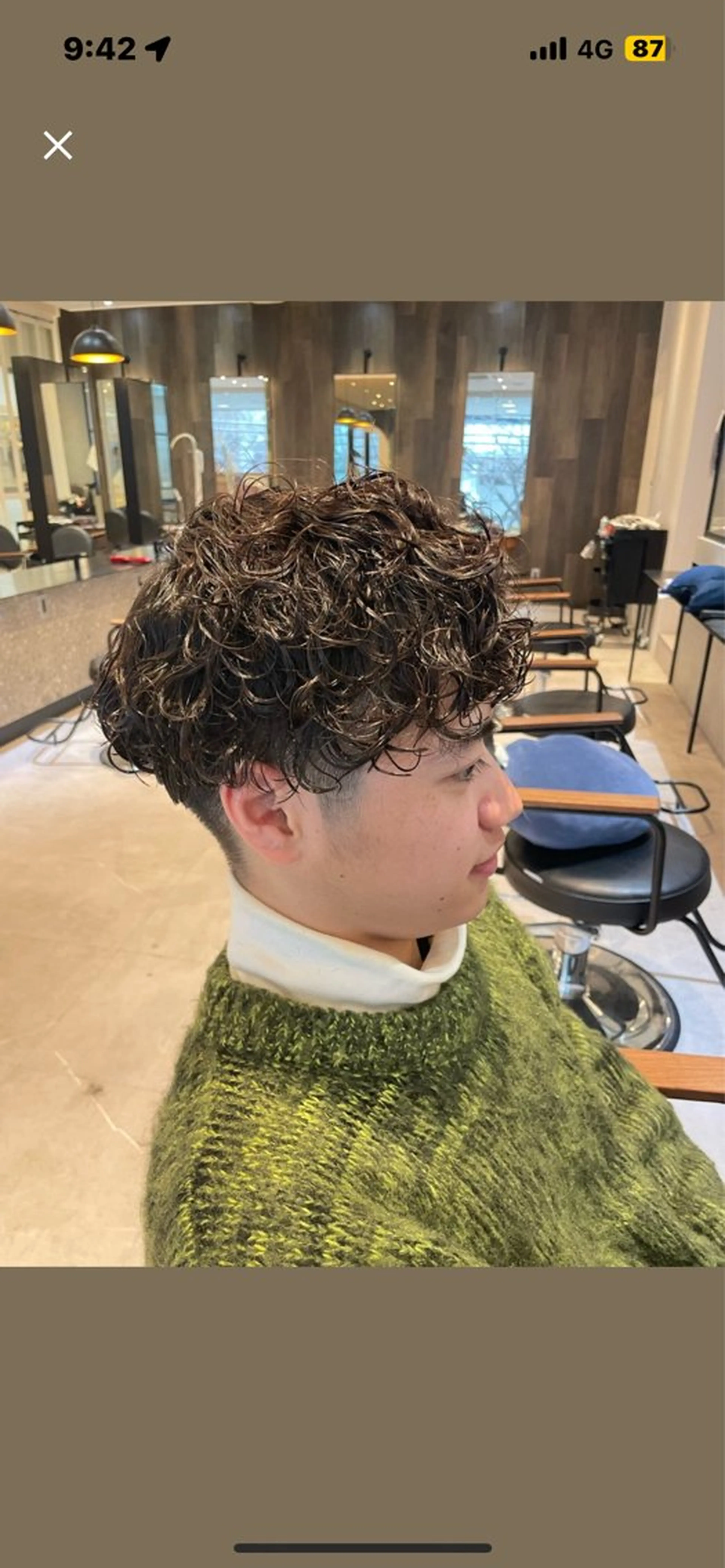 パーマ メンズ カット パーマ 縮毛矯正/カット/ 韓国ヘア/蛯原🍤のヘアスタイル