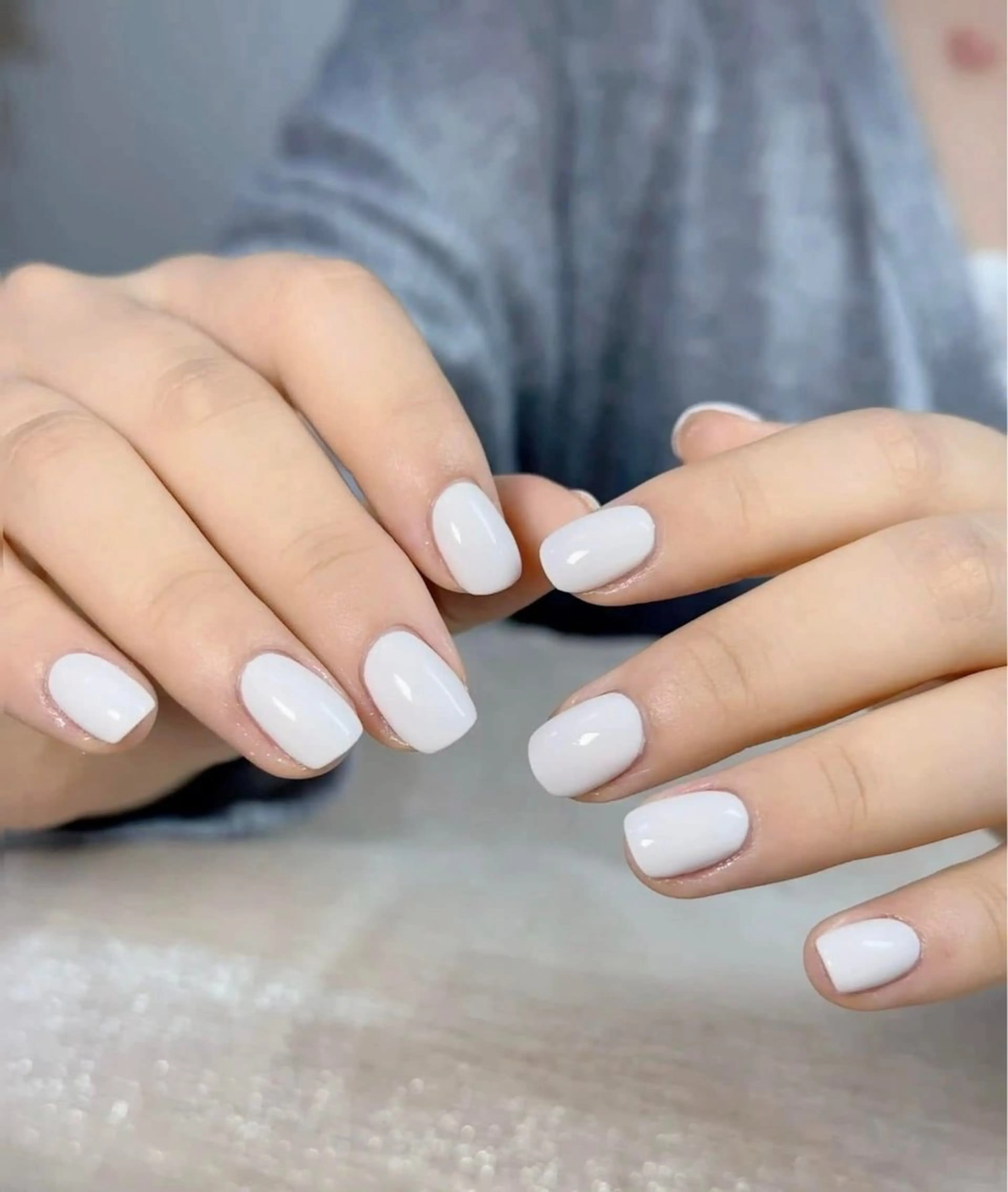 ネイル チークネイル フレンチネイル グラデーション キラキラネイル 韓国ネイル Minette nailHuongのネイルデザイン