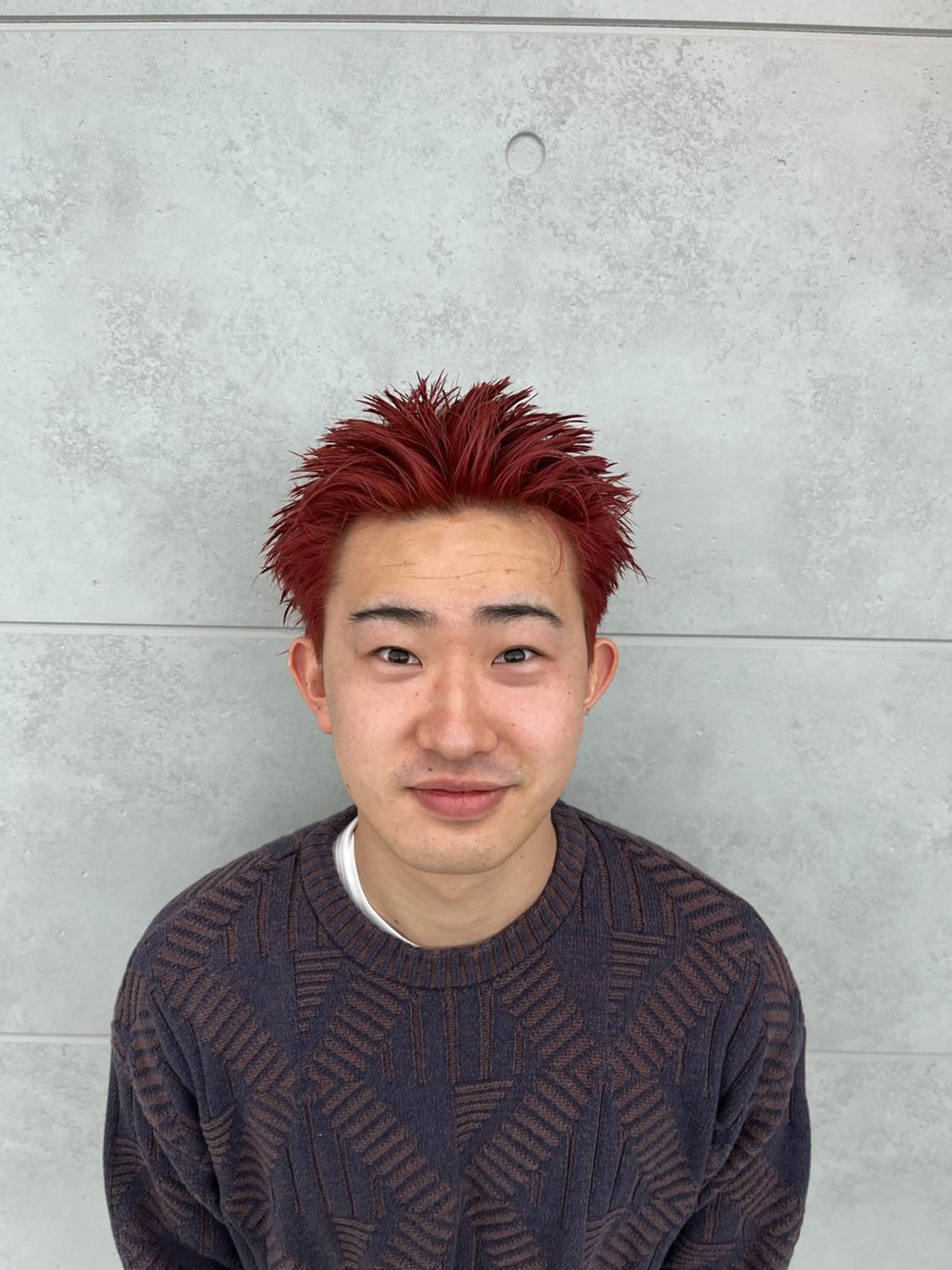 メンズ カット ヘアカラー トリートメント 東 大智のヘアスタイル