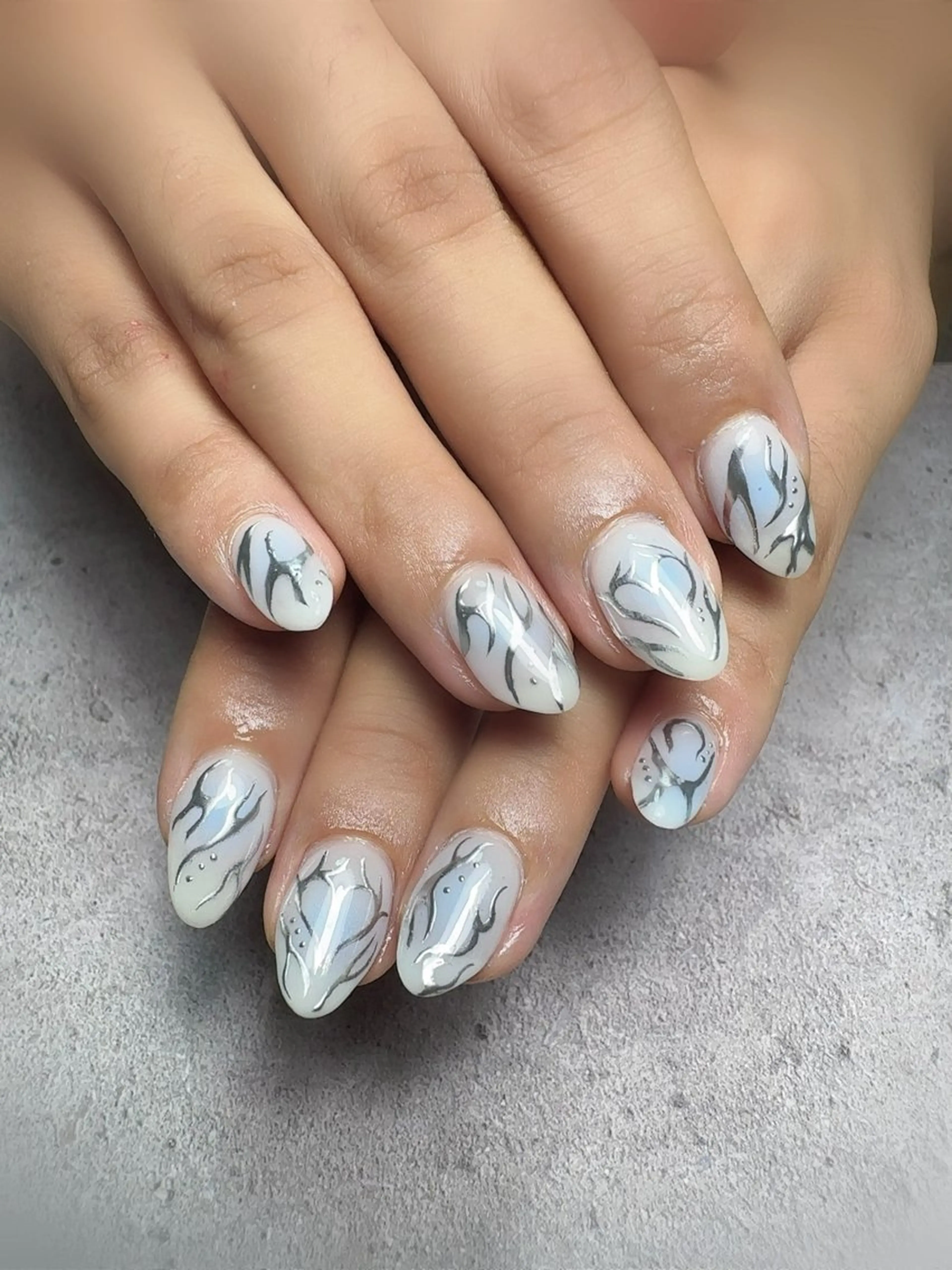 ネイル ハンドネイル 上原 悠紀のネイルデザイン