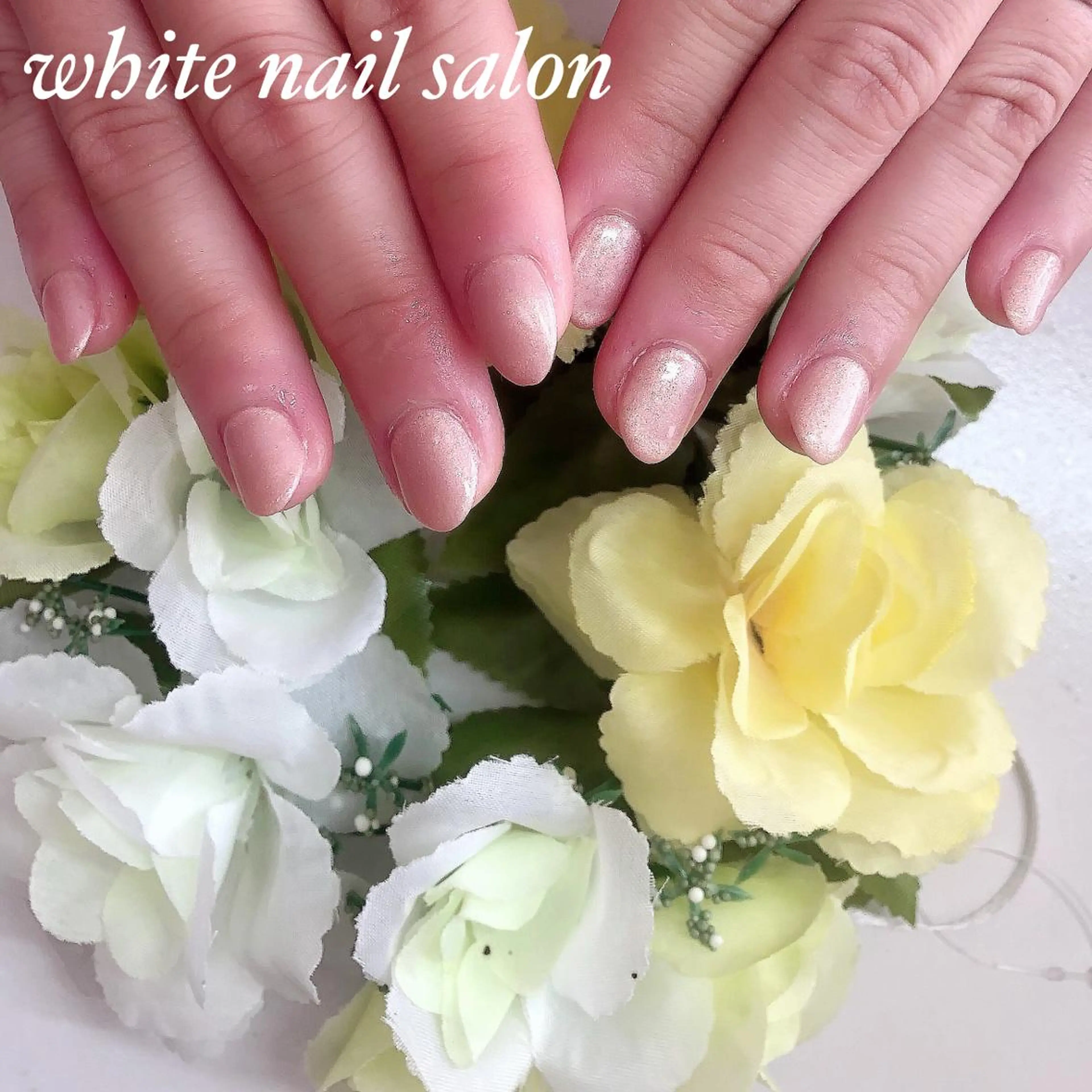 ネイル アートネイル フットネイル フレンチネイル ジェルネイル ハードジェル ハンドネイル white nail salonのネイルデザイン