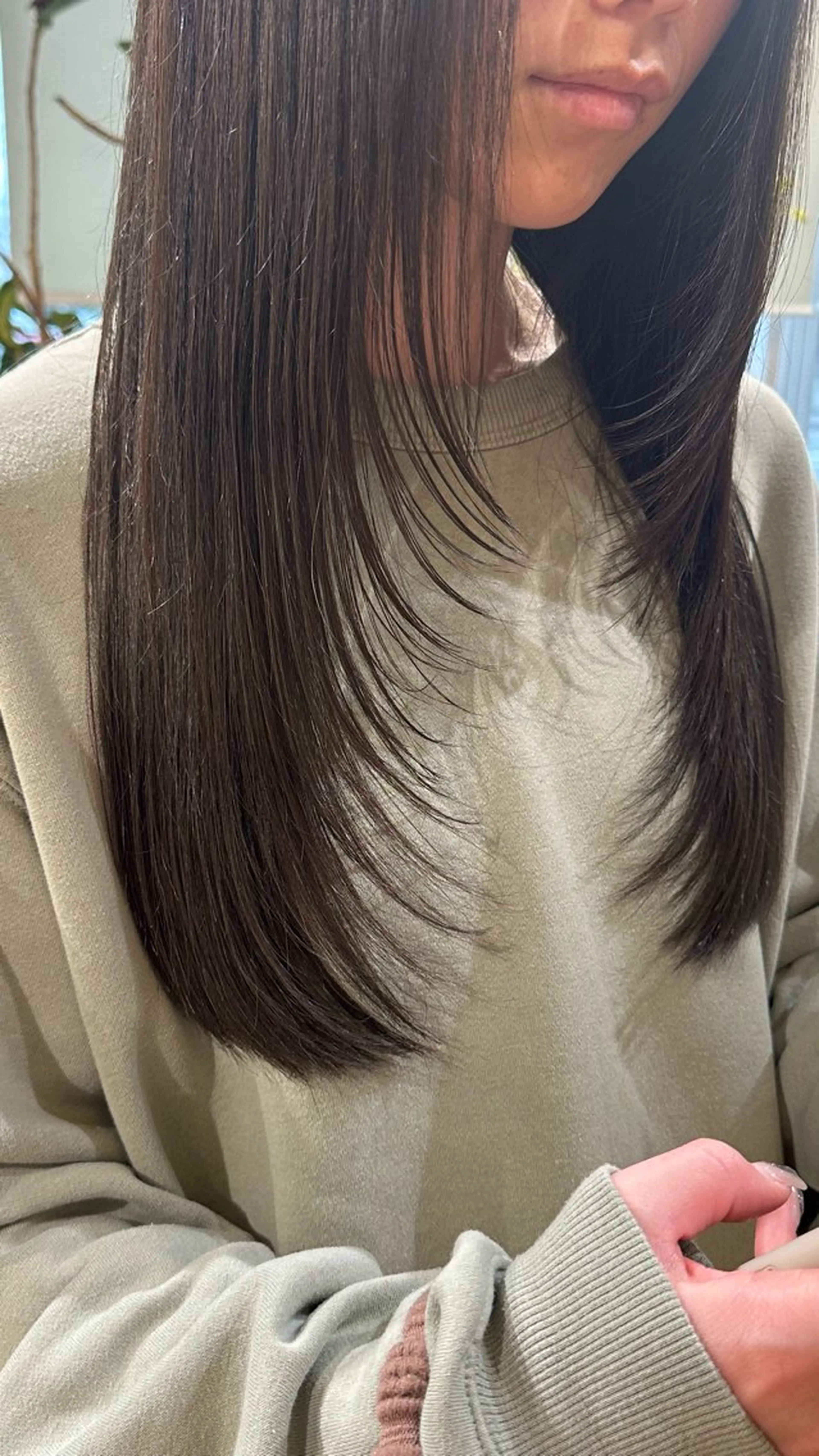 ロング レイヤーカット カット ヘアカラー トリートメント 髙木 友菜のヘアスタイル