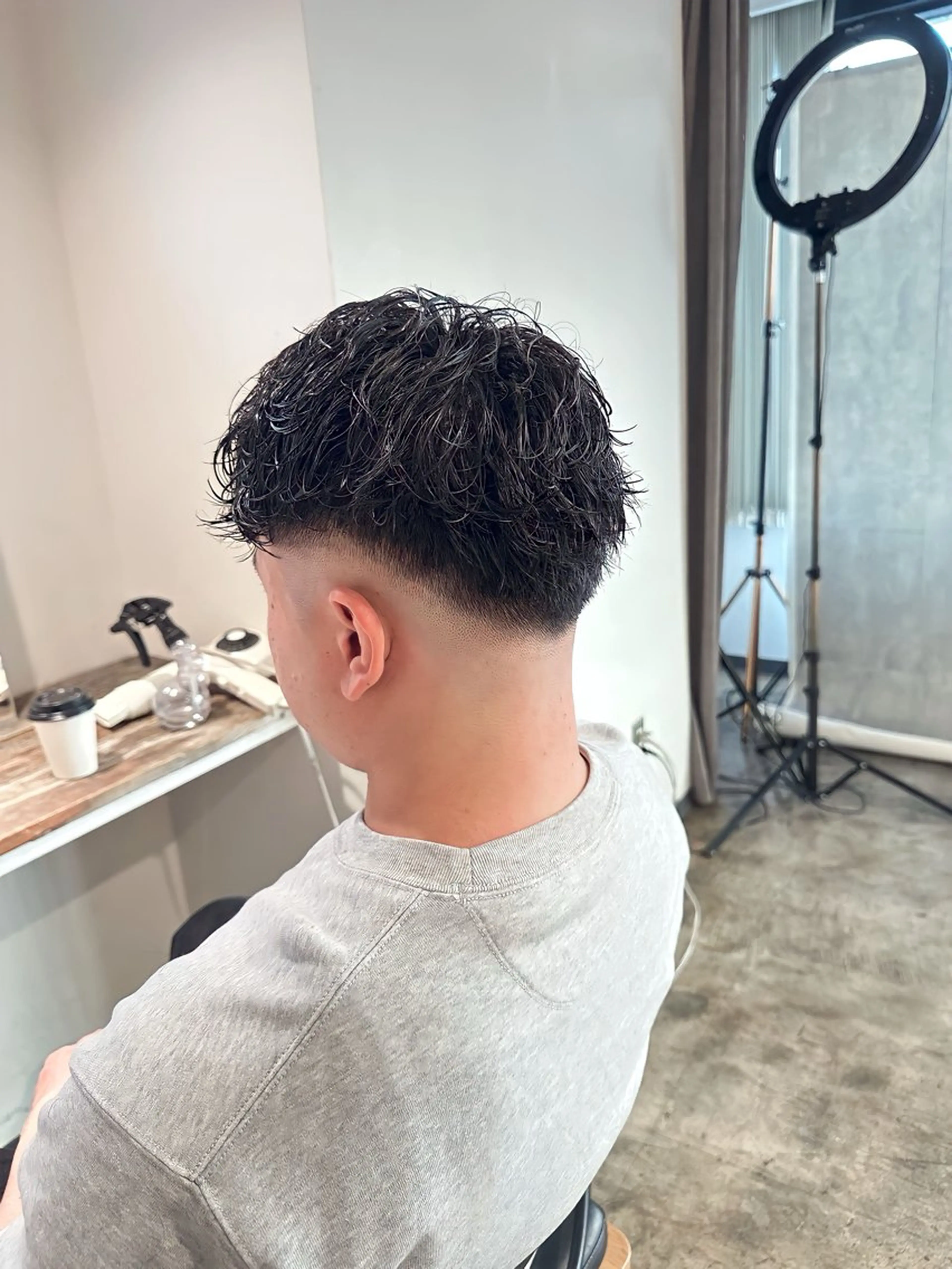 メンズ フェードカット メンズパーマ スキンフェード カット 骨格補正施術/メンズ 専門美容師/YUYAのヘアスタイル