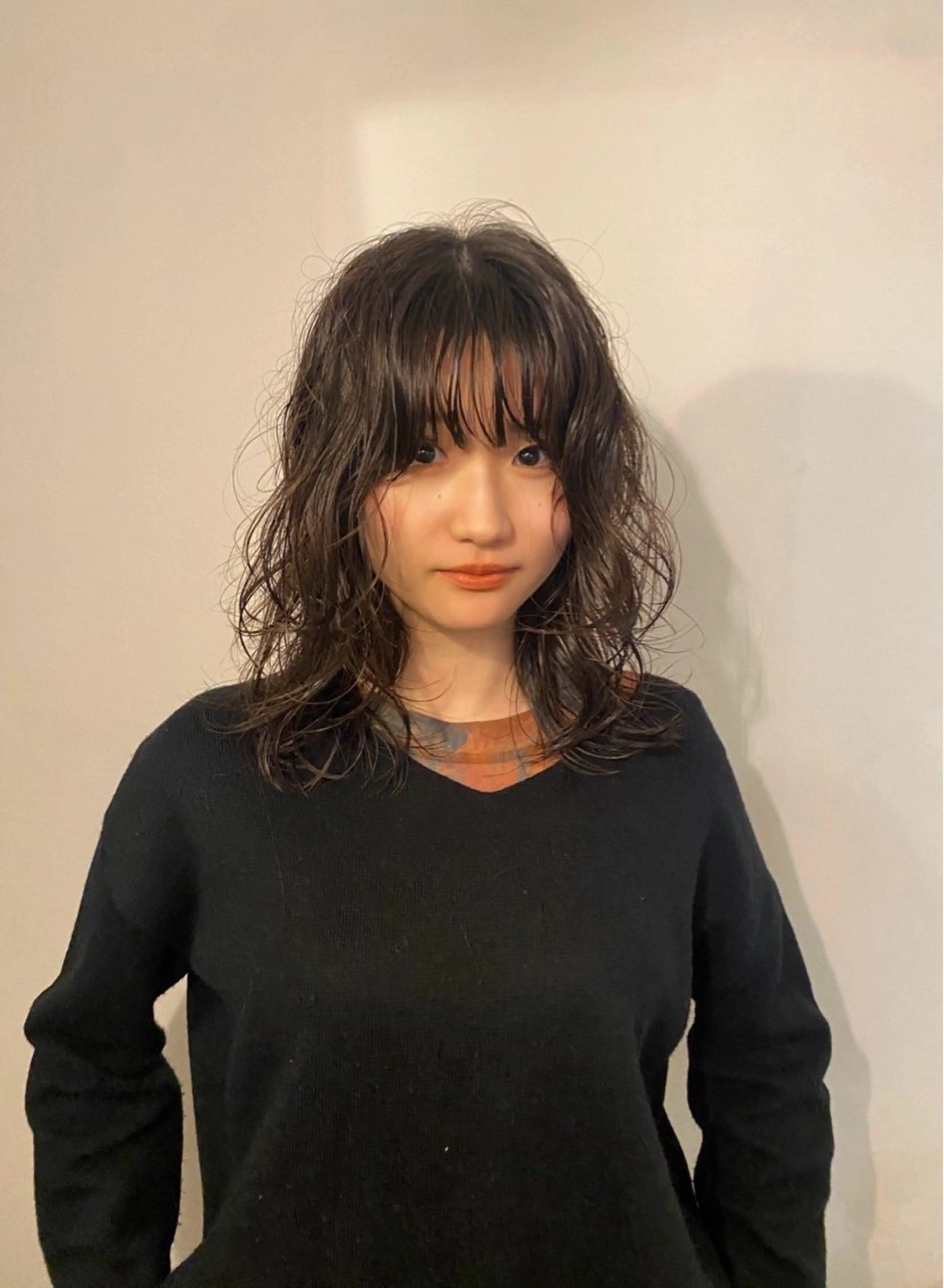 ミディアム パーマ GATTACA所属・KEI gattacaのヘアスタイル