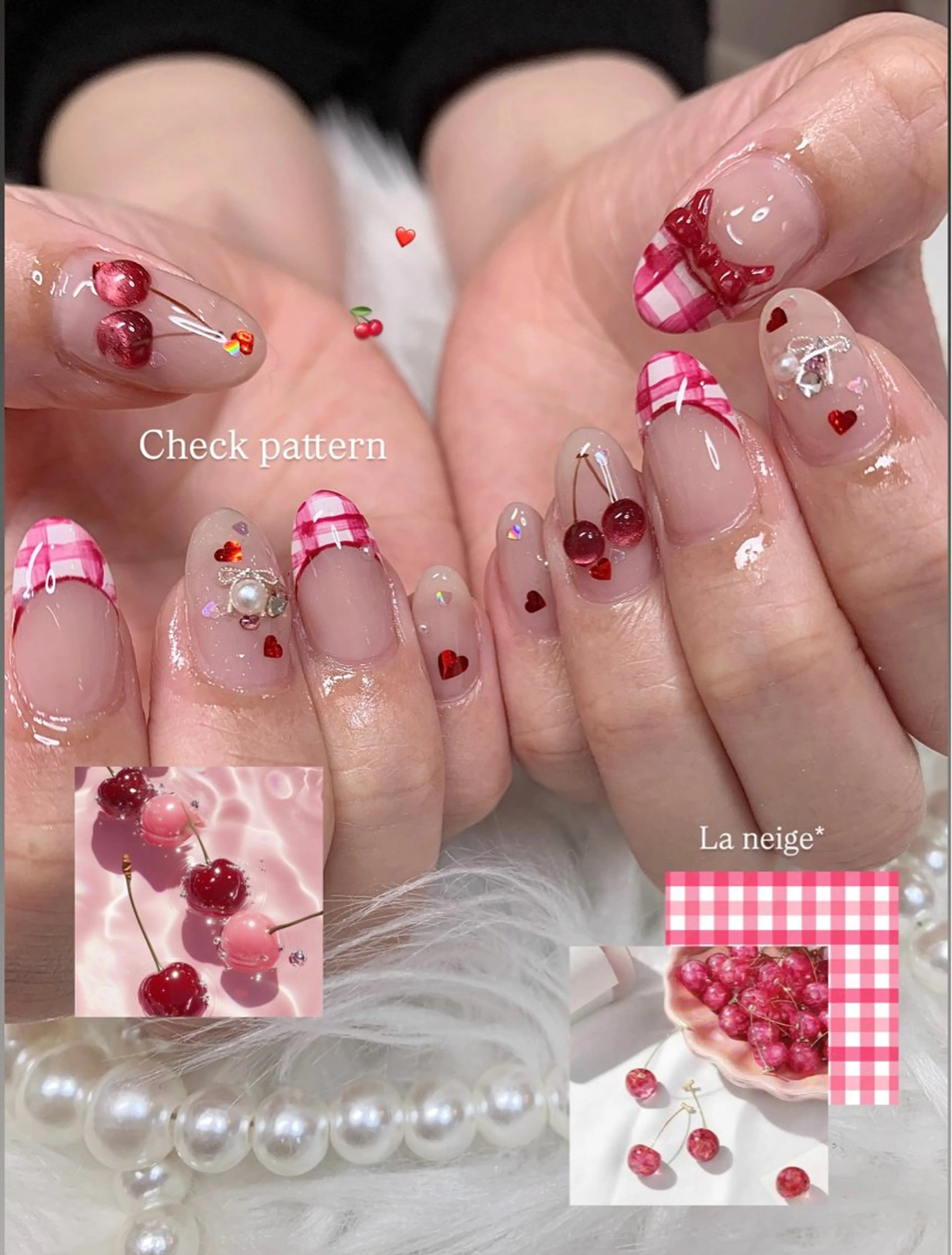 ネイル ハンドネイル La neige* yuki 🥯🍑のネイルデザイン