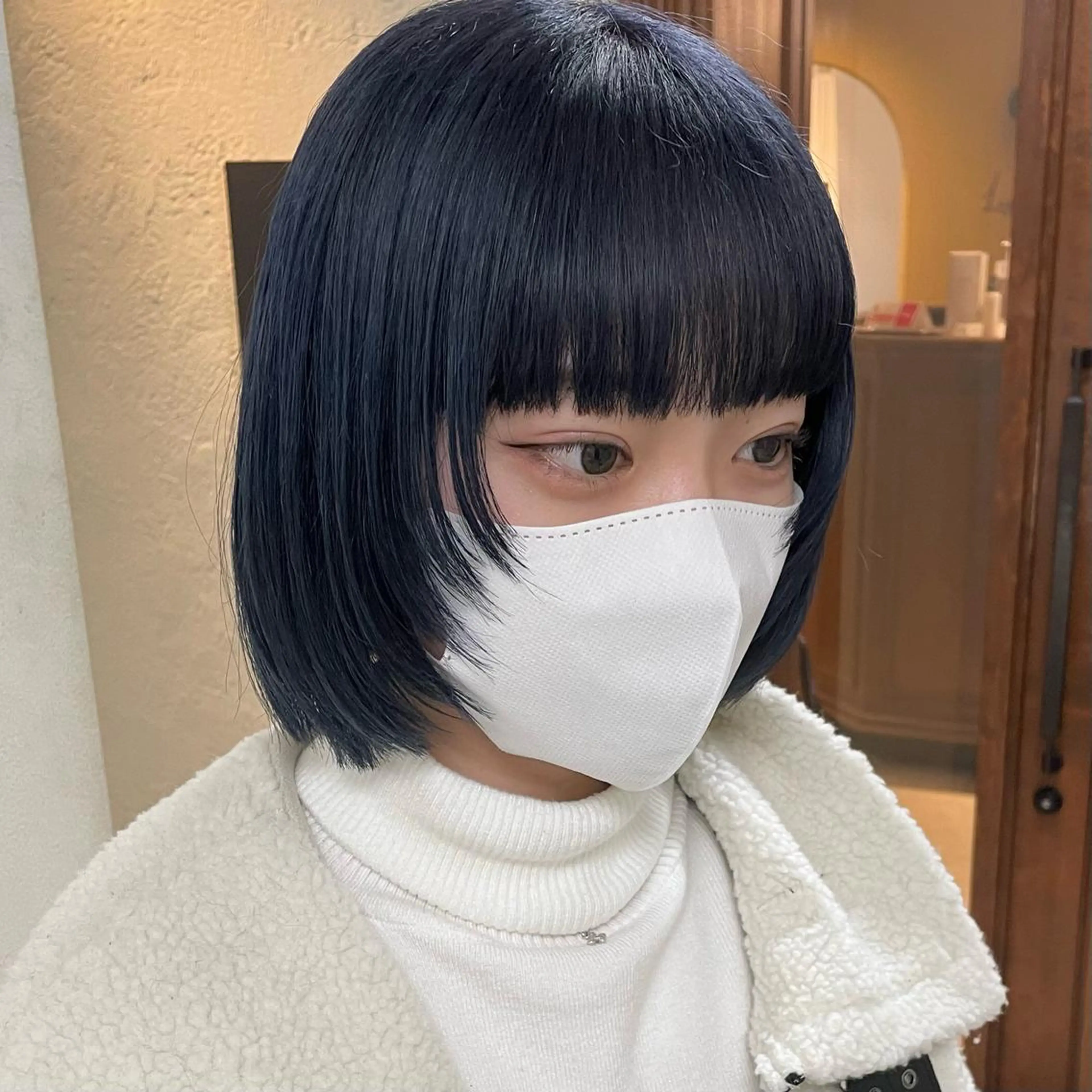 ミディアム カラー ヘアアレンジ maoブリーチ無し 似合わせカラーのヘアスタイル