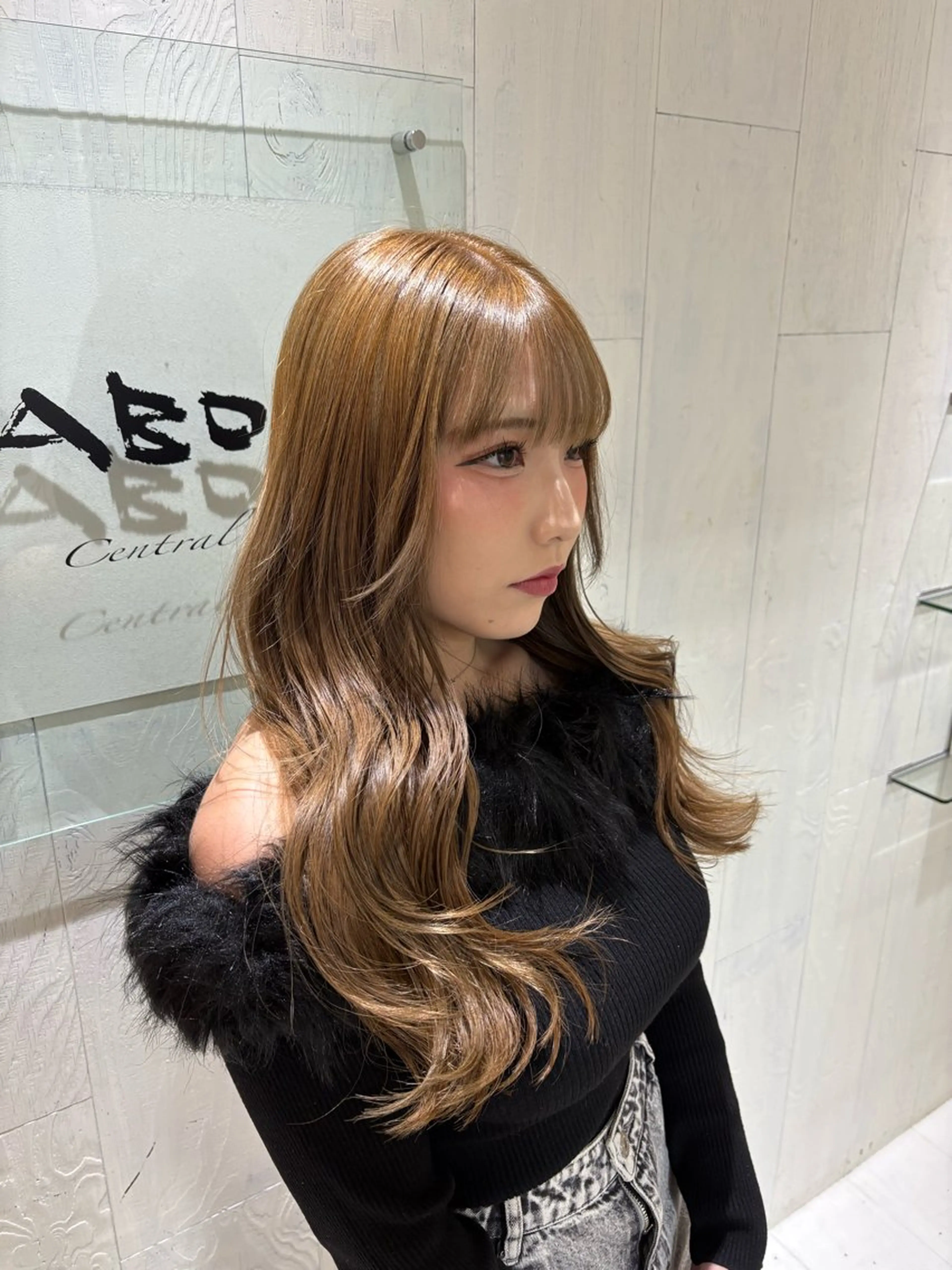 ロング カラー ヘアカラー ブリーチなしWカラー レイヤー/Rickyのヘアスタイル