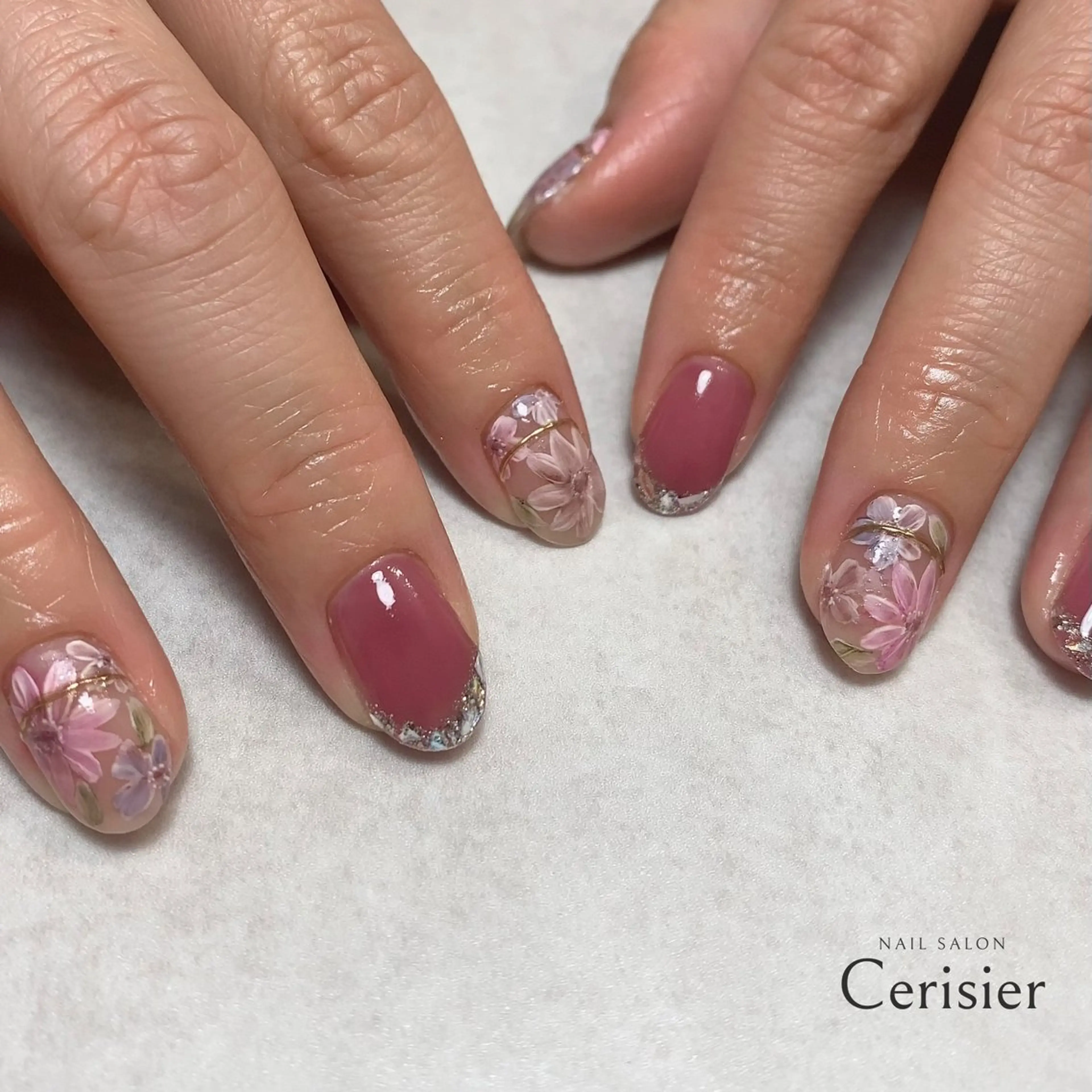 ネイル ハンドネイル cerisier nailのネイルデザイン