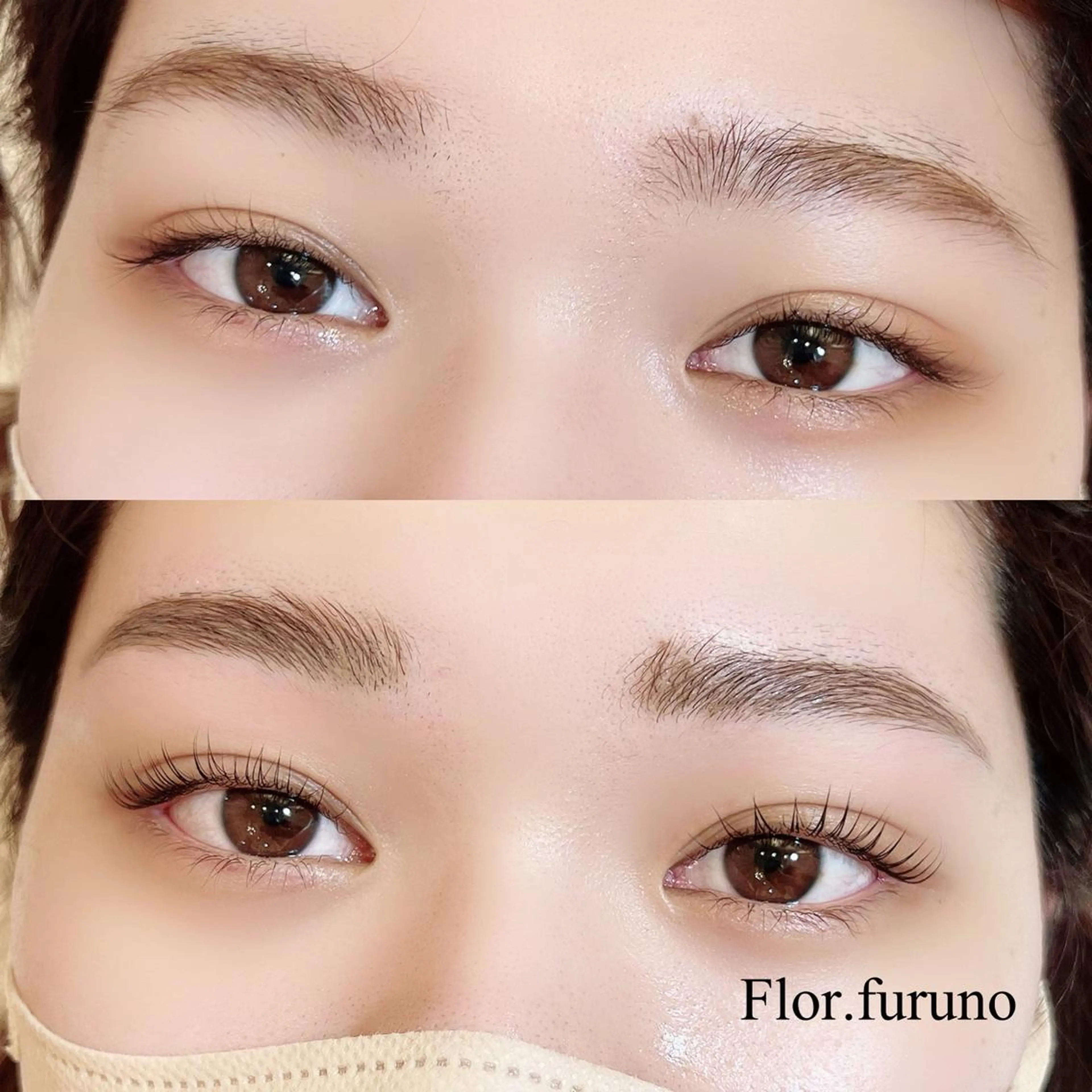 マツエク・マツパ アイブロウ パリジェンヌラッシュリフト Flor上大岡 ＊フルノ リナ＊のマツエク・マツパデザイン