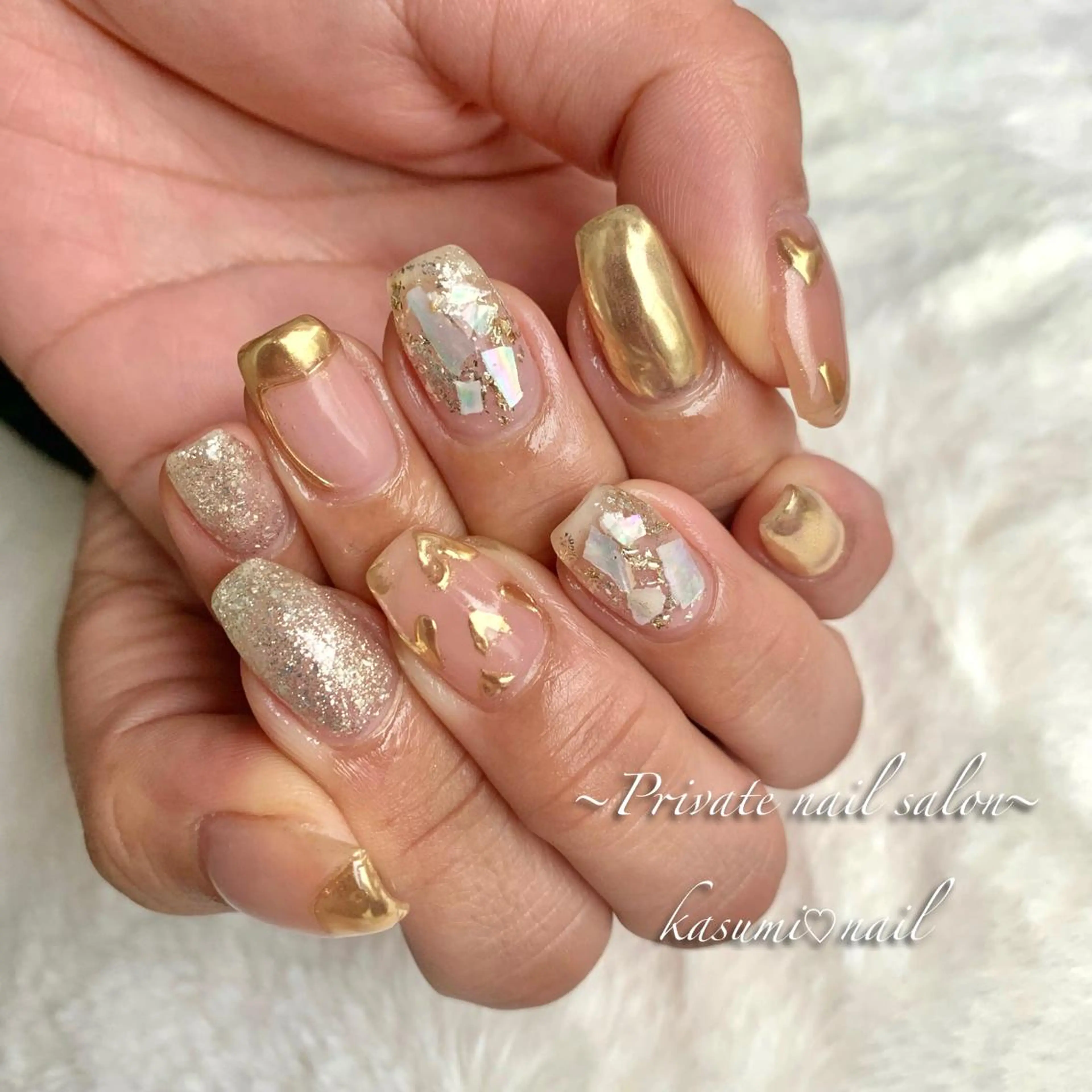 ネイル ニュアンスネイル 春ネイル KASUMI♡ Nailのネイルデザイン