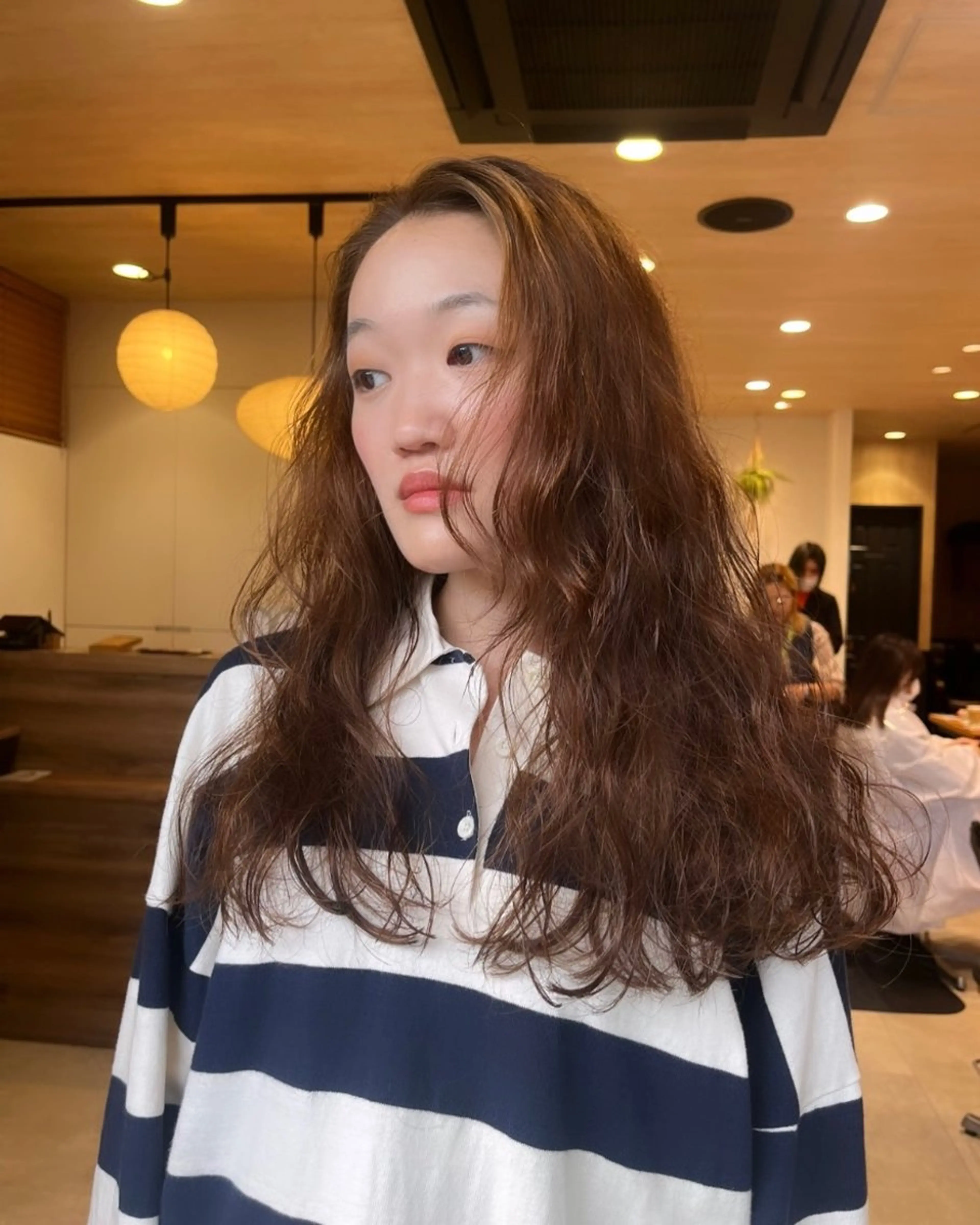 ロング カラー パーマ 産休中です 艶カラー♡オカのヘアスタイル