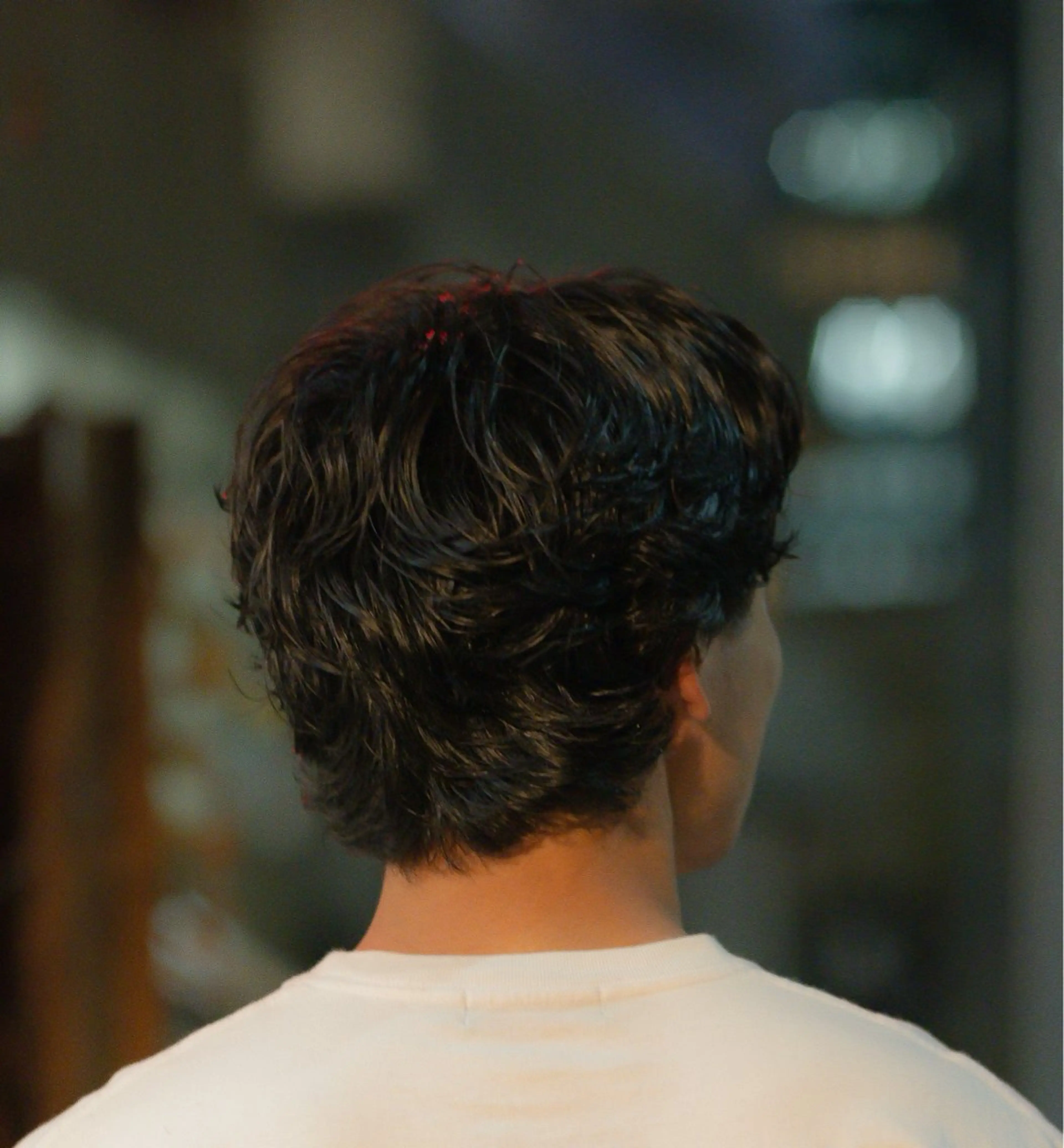 ミディアム カラー パーマ メンズ カット パーマ 🔗メンズサロン🔗 Kieのヘアスタイル