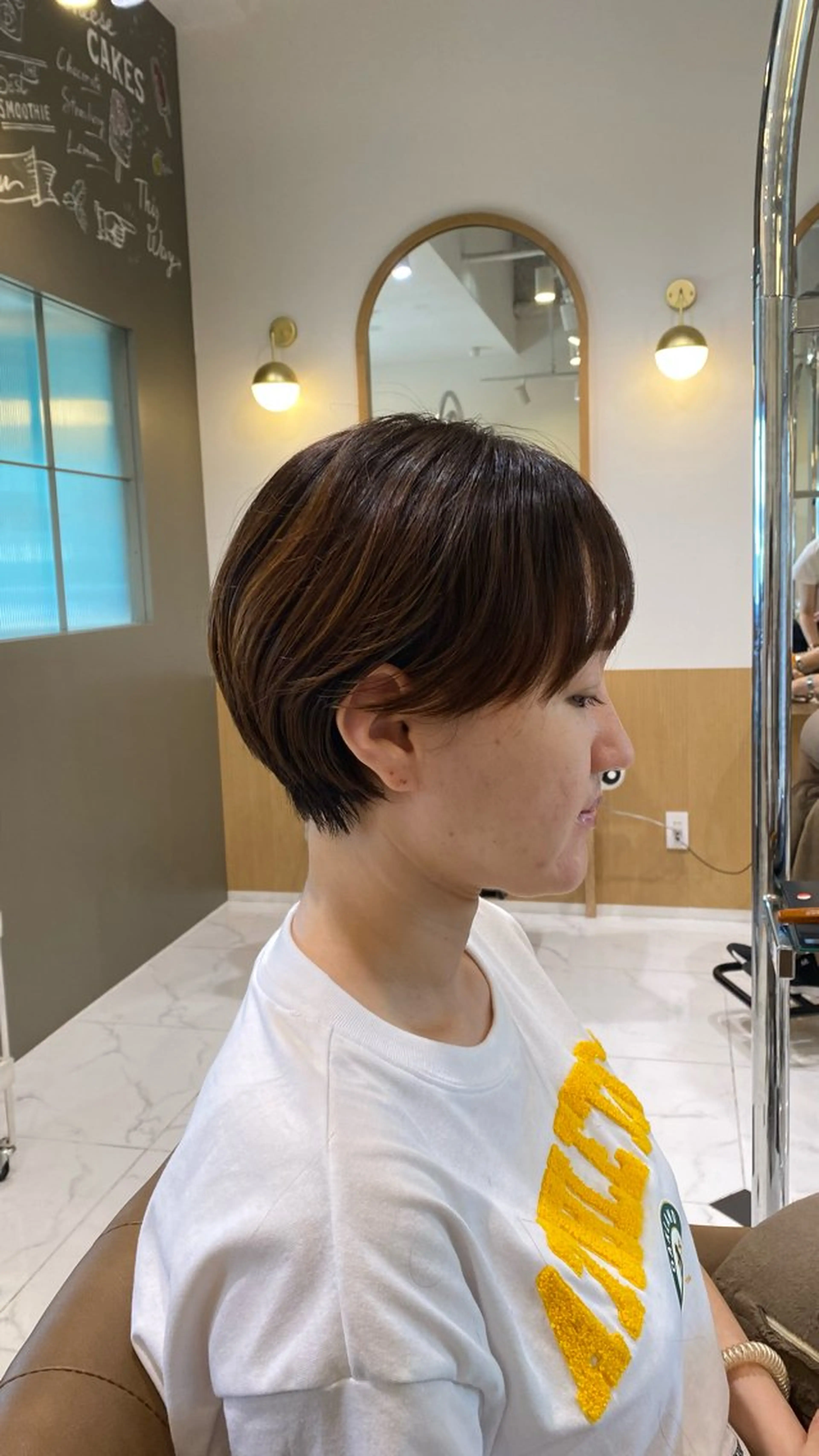 ショート ショートヘア カット トリートメント 坂井 茅聖のヘアスタイル