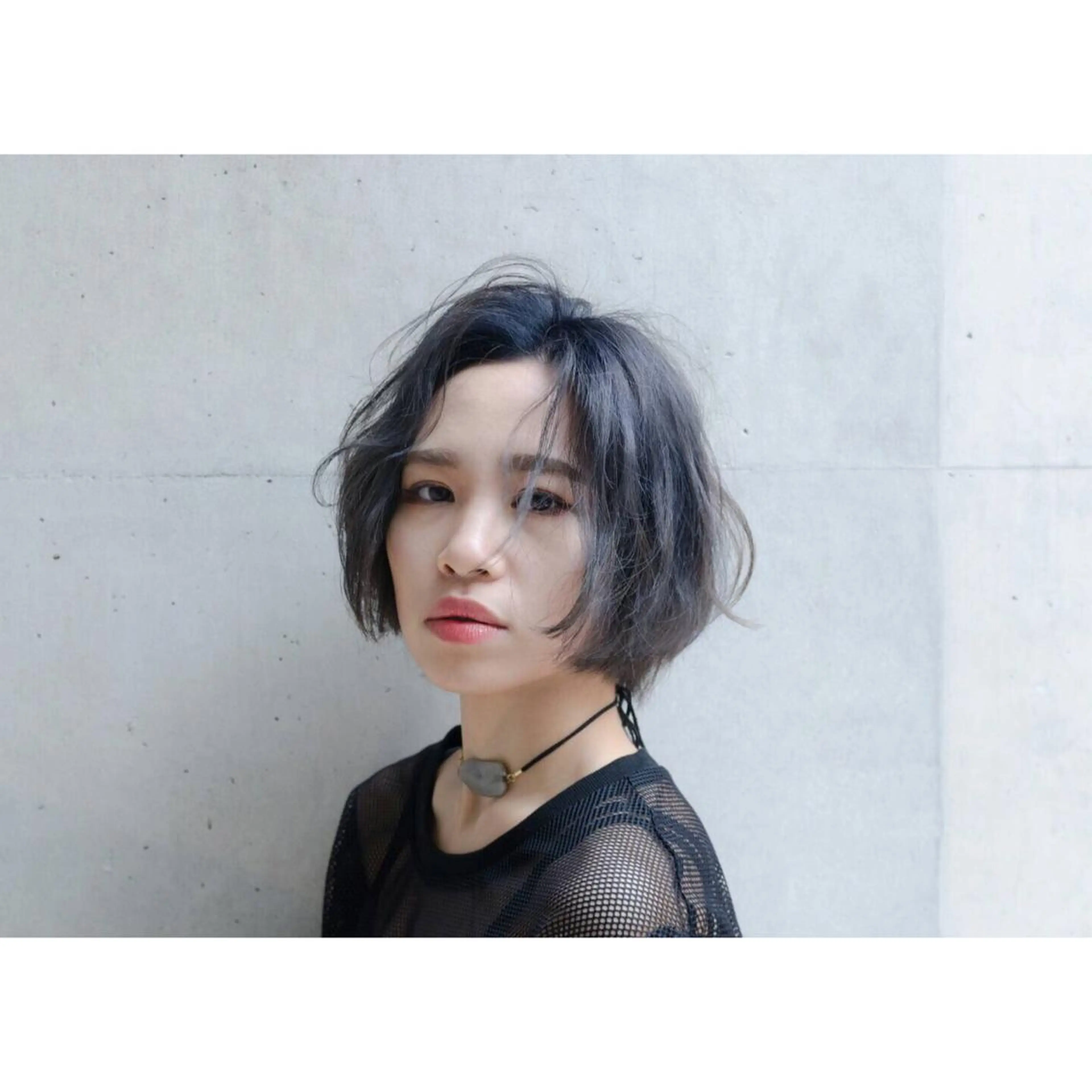 ショート ミディアム カラー イルミナカラー 日々所属・谷 大地のヘアスタイル