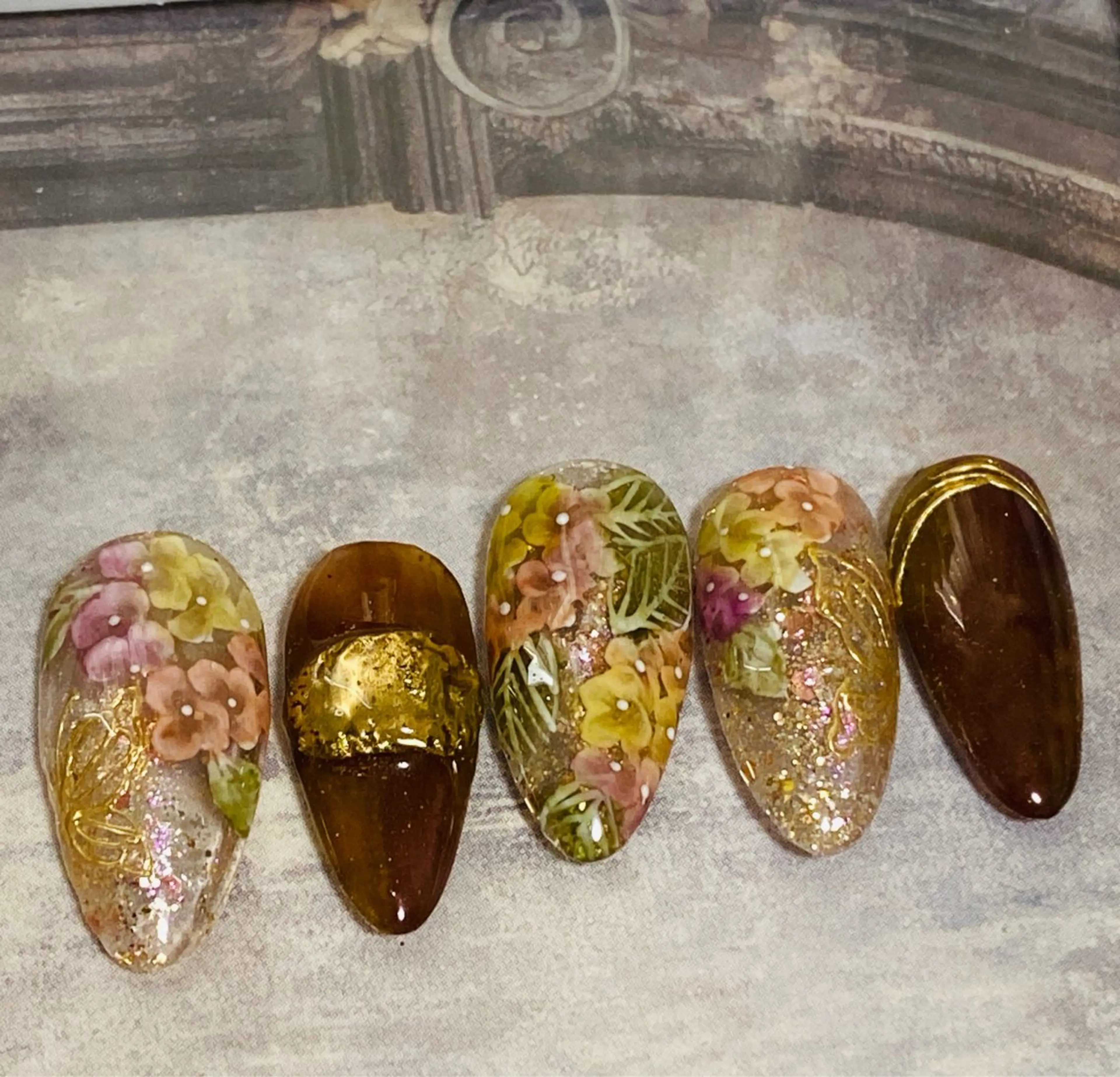 ネイル 自宅ネイルサロン ♦️nuance♦️のネイルデザイン