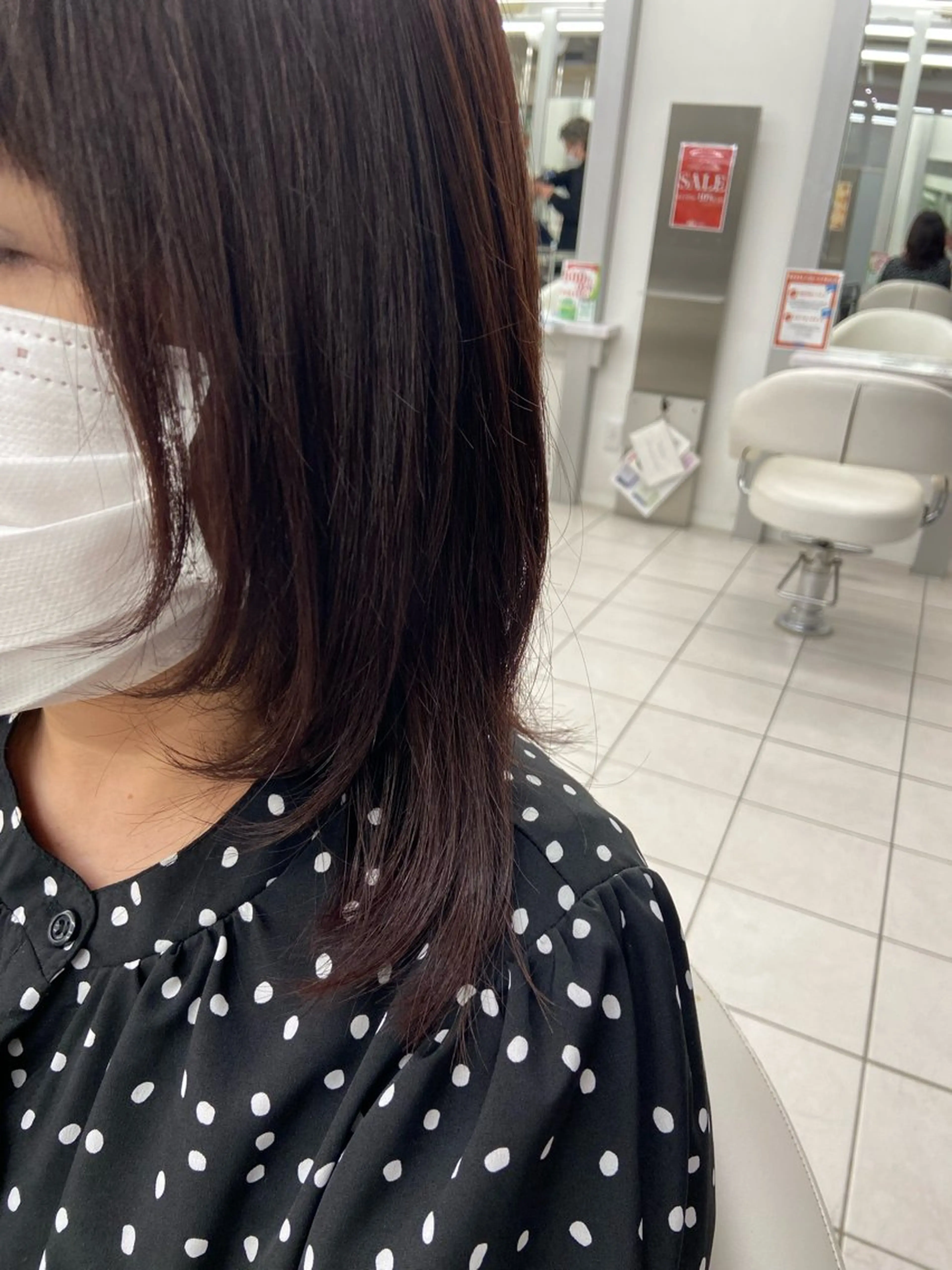 ミディアム 顔まわりレイヤー 顔周りカット レイヤーカット 🪄ྀི Morita🩵ྀིのヘアスタイル