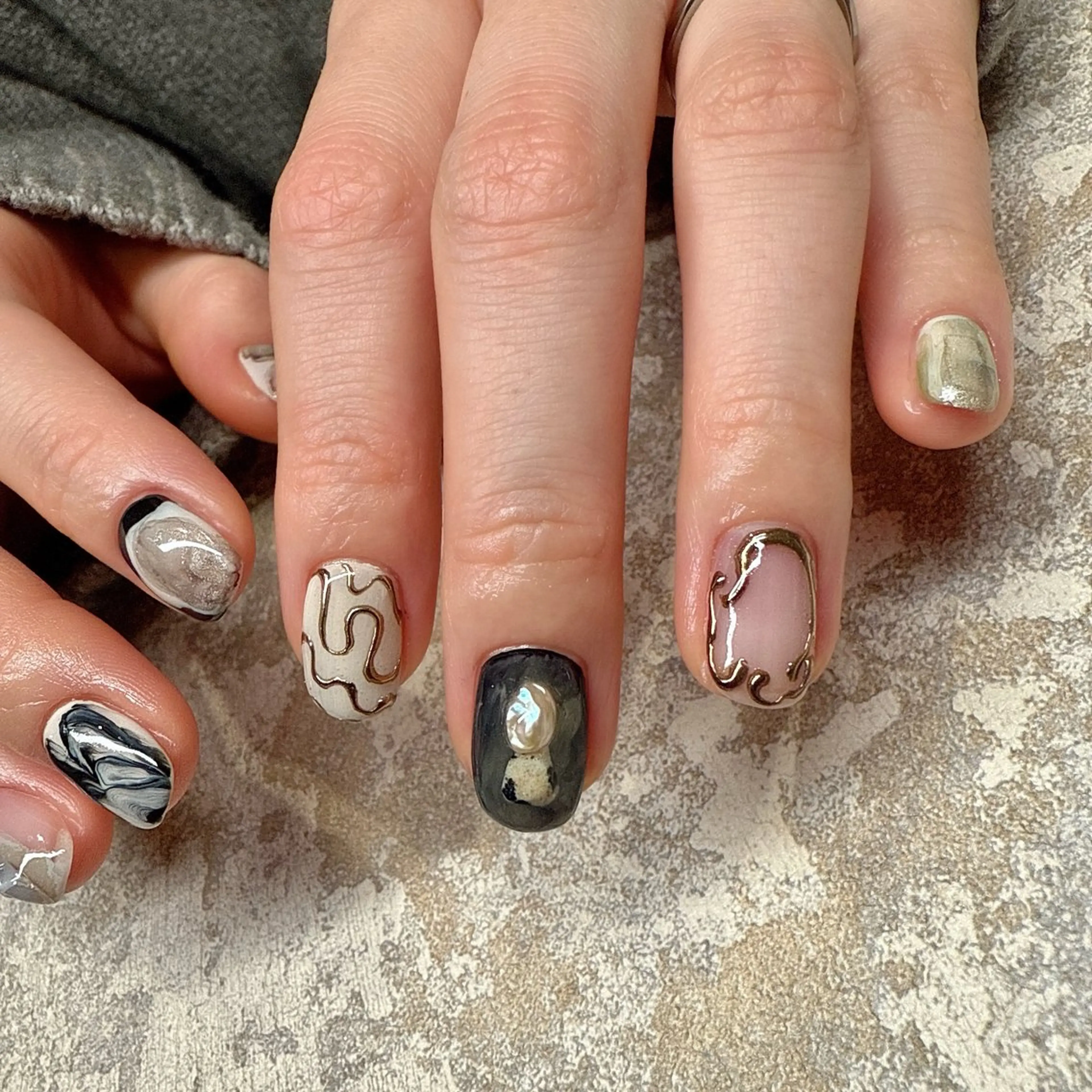 ネイル ハンドネイル lilbondir. chiharuのネイルデザイン