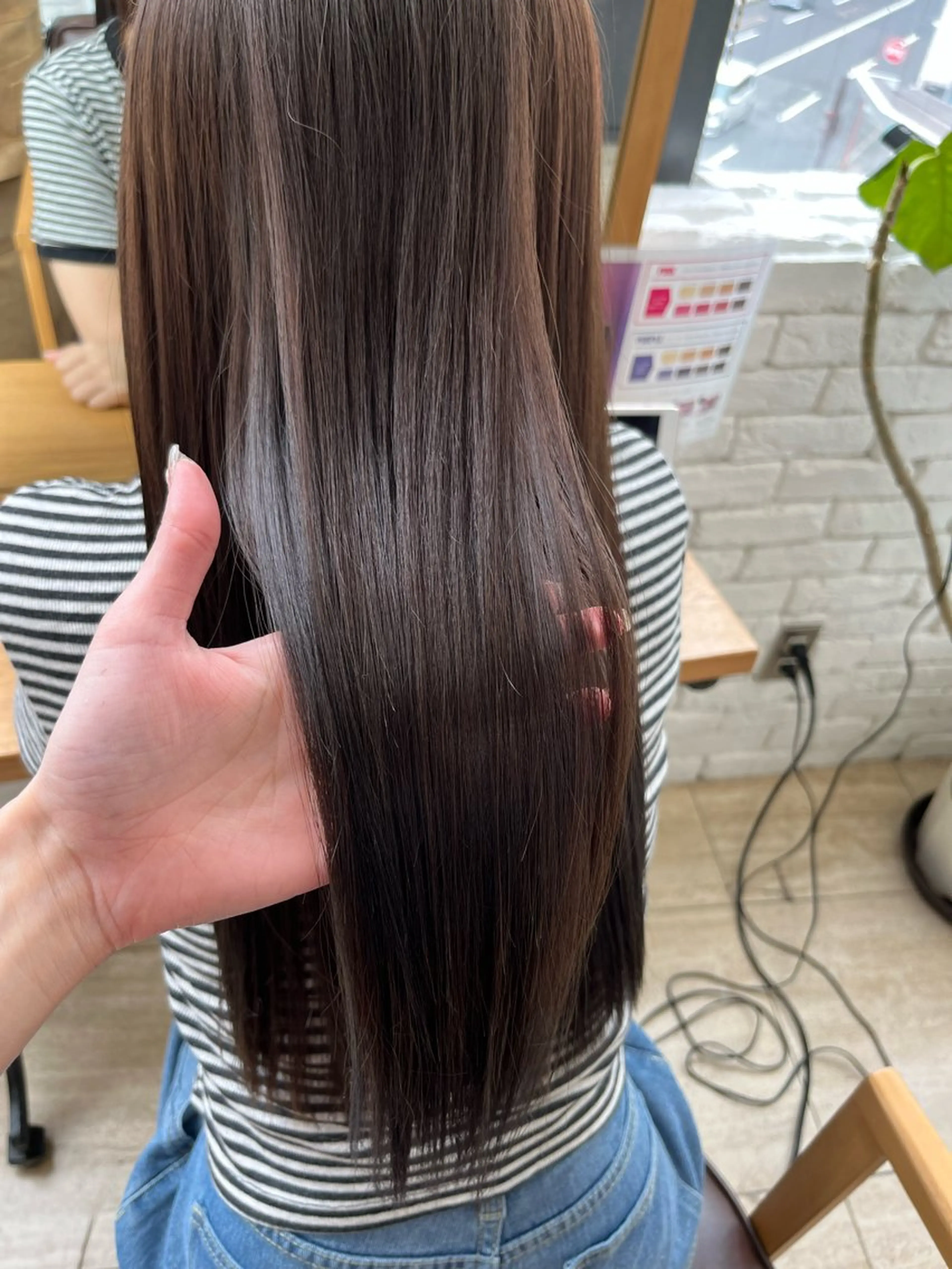 ロング トリートメント ヘアカラー トリートメント ROSEL はしぐち ななみのヘアスタイル