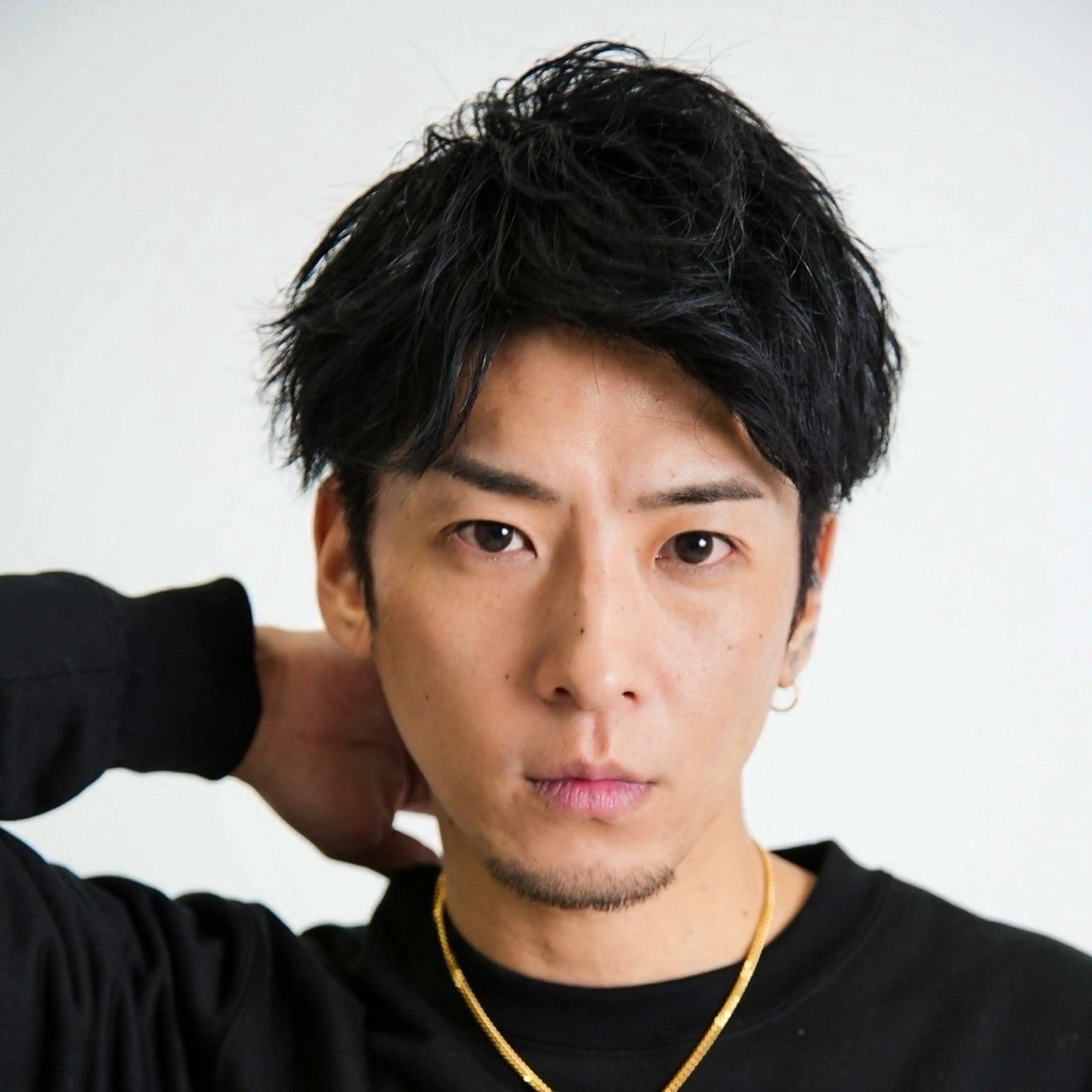 ショート カラー パーマ メンズ カット トリートメント シースルーマッシュ/ メンズ/KYOHEIのヘアスタイル