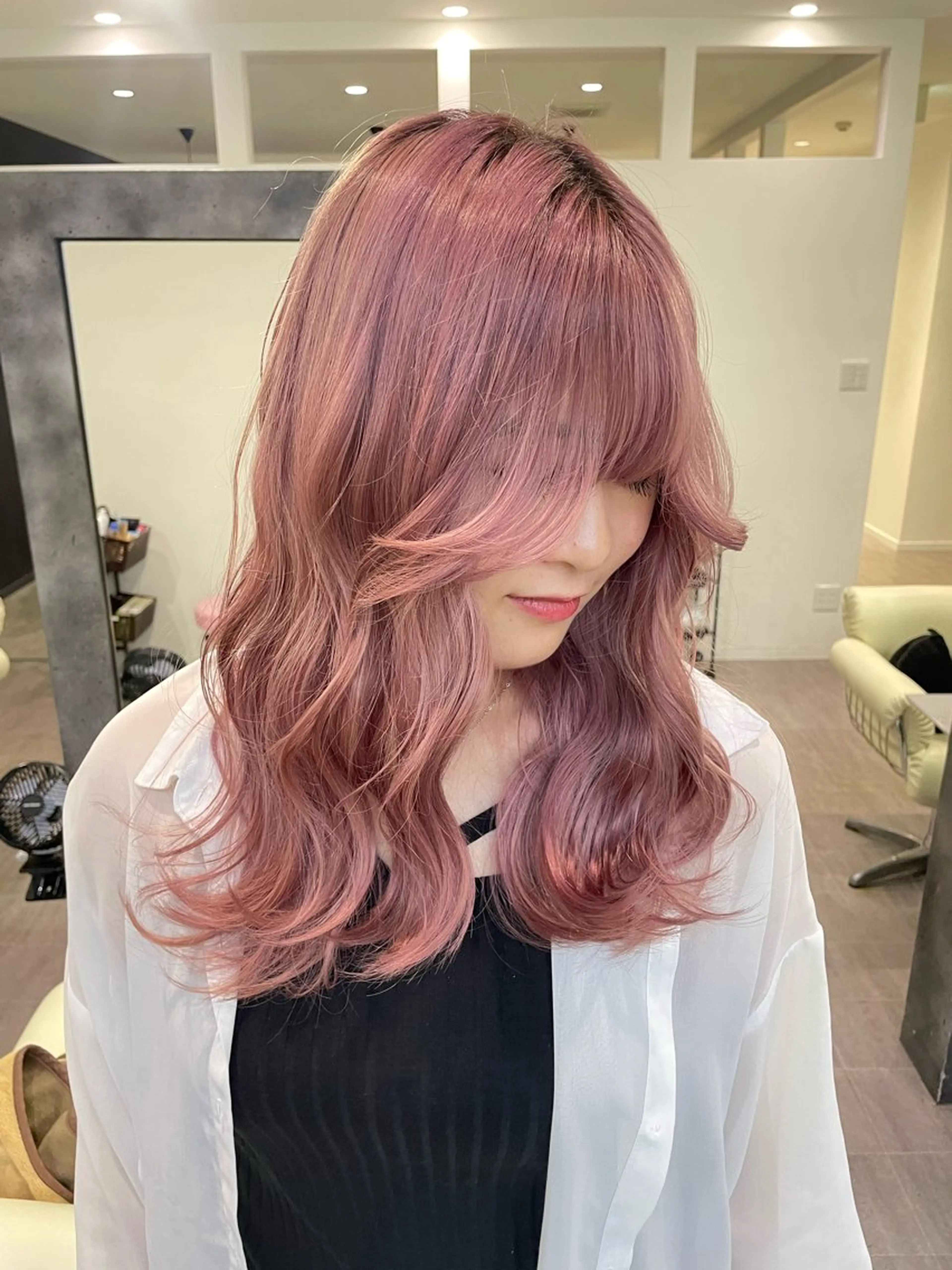 ロング カラー be flot所属・髪質改善/大阪守口市 🐣Ria‪🐣のヘアスタイル