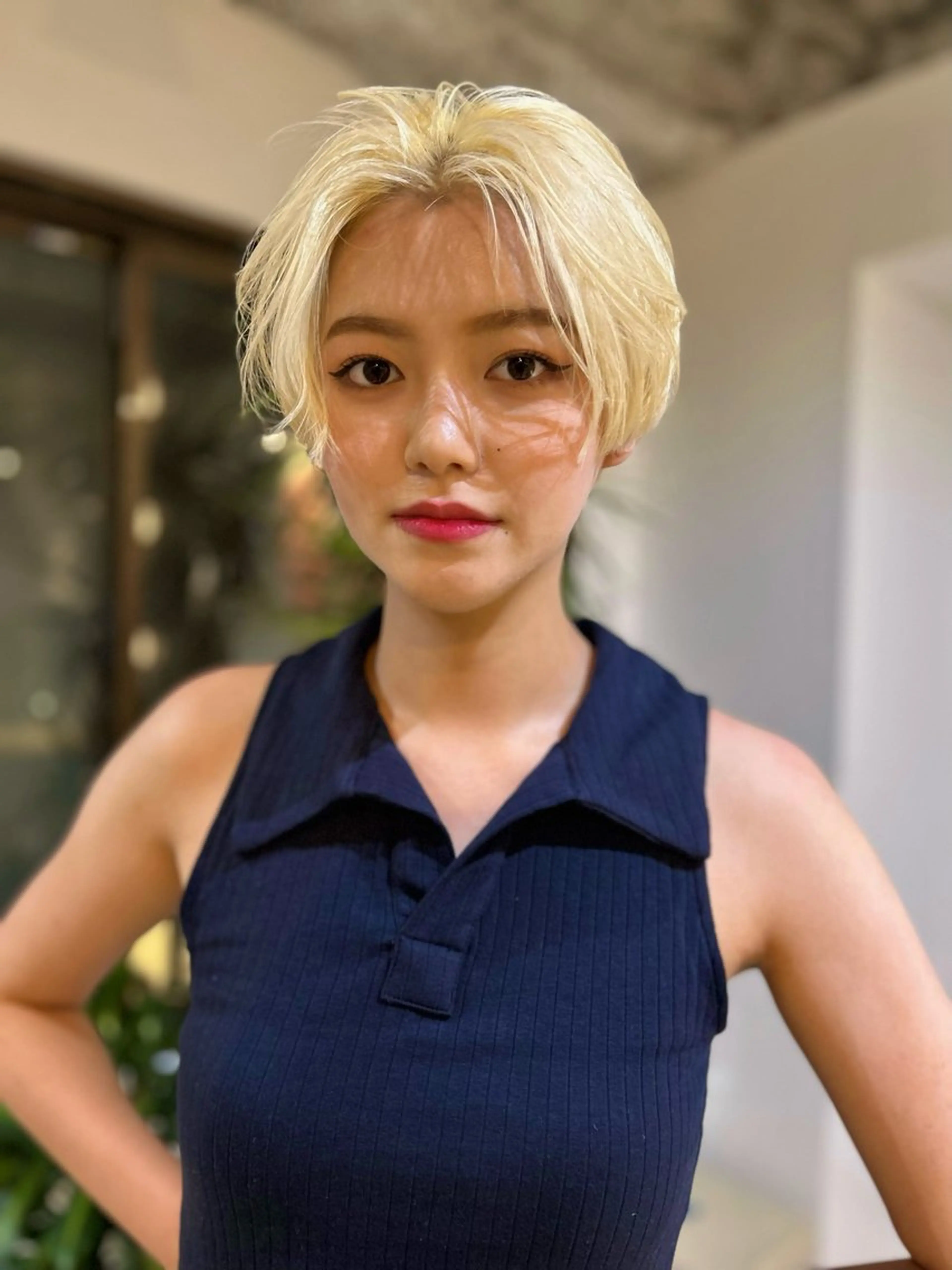 ショート カラー ヘアアレンジ 🎀suzuna 透明感colorのヘアスタイル