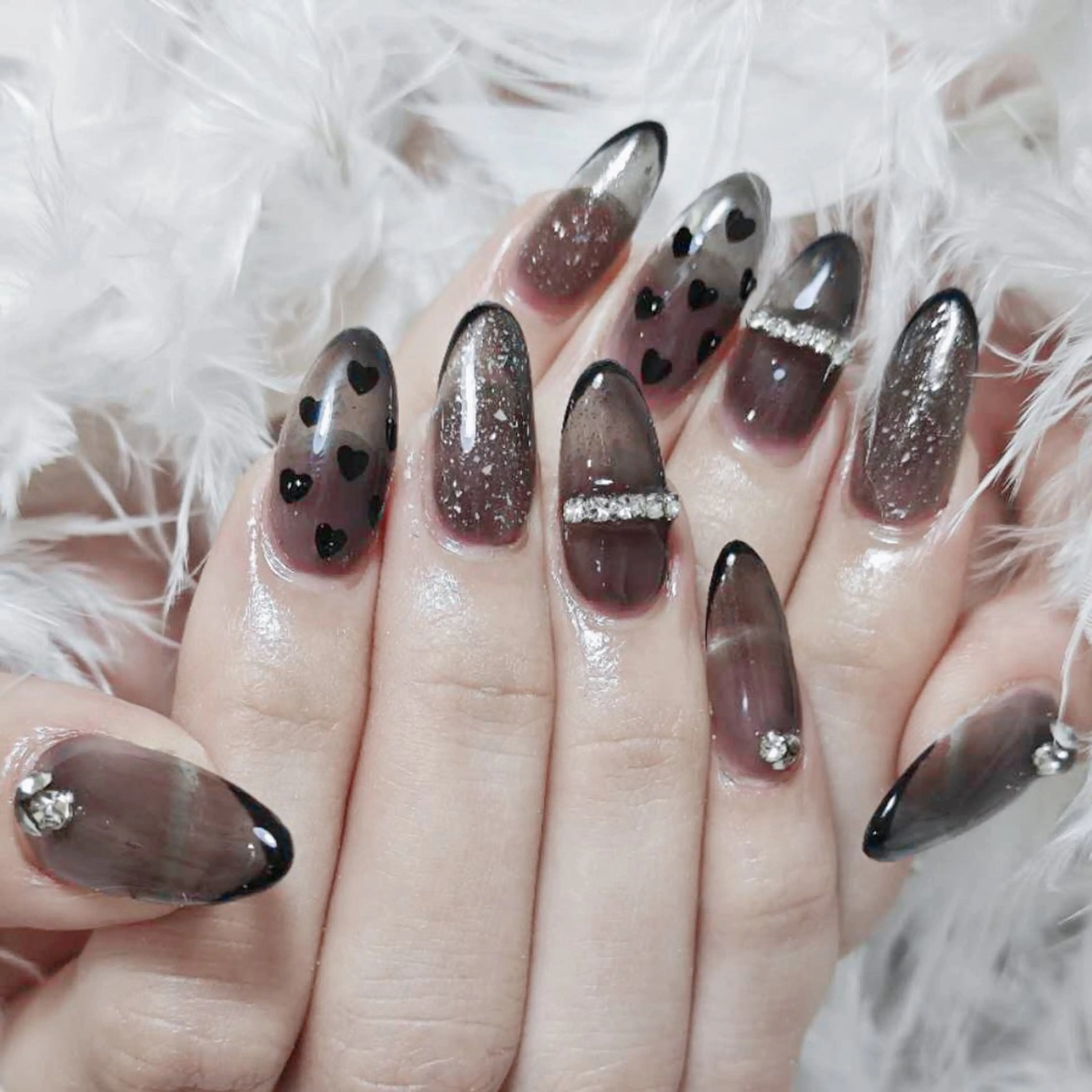 ネイル ハンドネイル DIAMOND Nail🍒のネイルデザイン