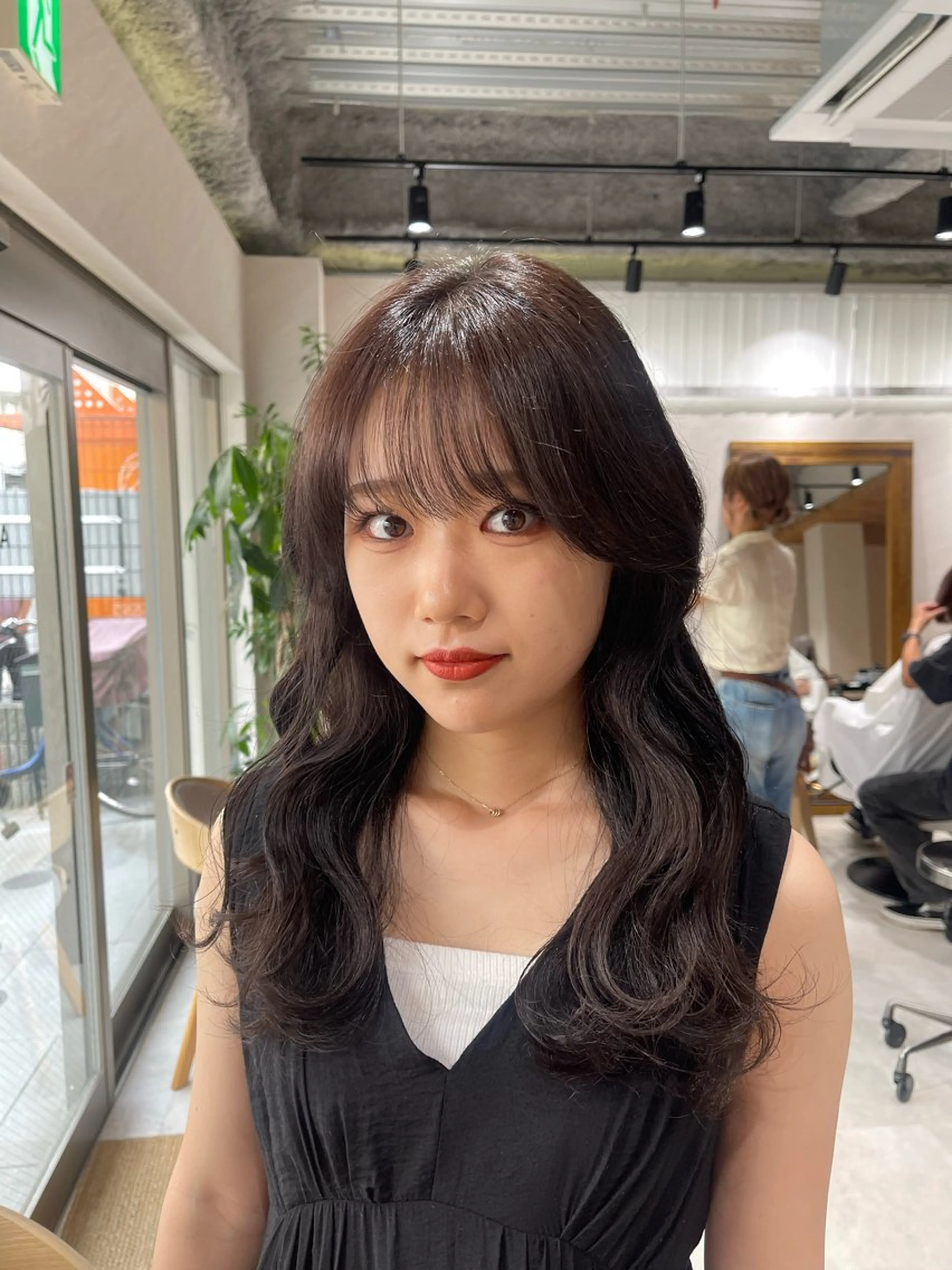 セミロング カラー グレージュ レイヤーカット カット ヘアカラー トリートメント 🩵ボブ/レイヤー /髪質改善🩵のヘアスタイル