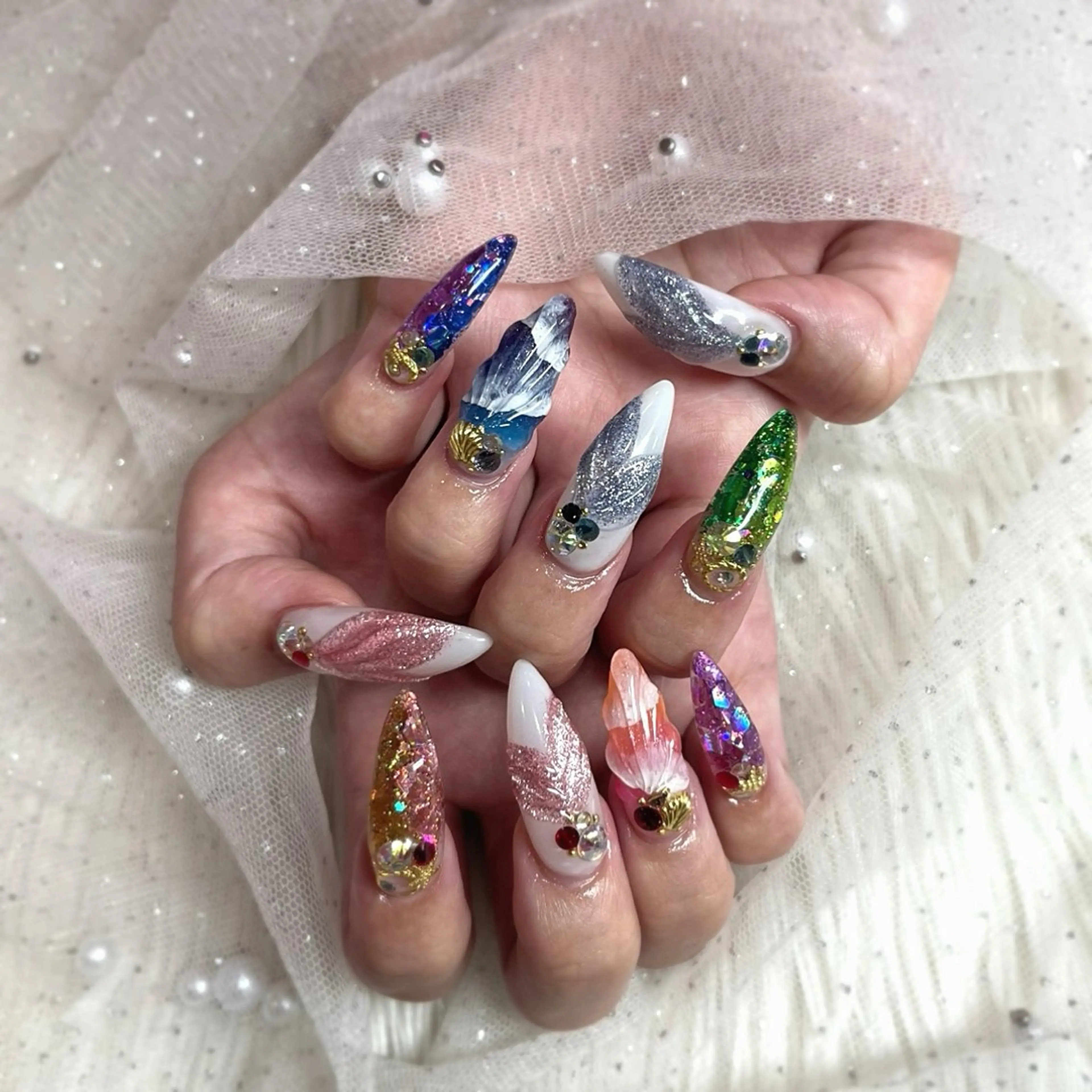 セミロング Aya Nailのネイルデザイン