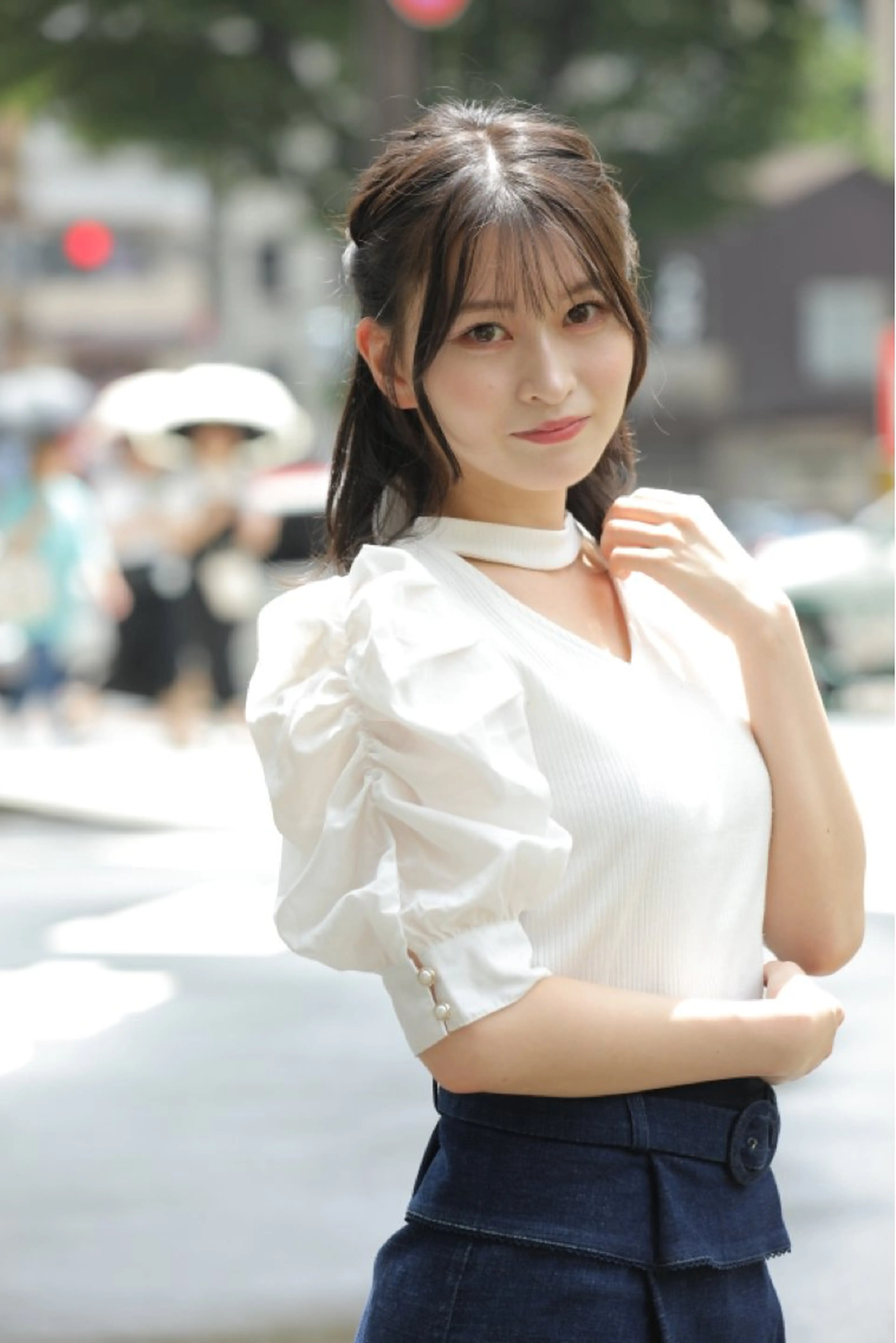 ミディアム ハイライト 髪質改善 小顔カット カット ヘアカラー ヘッドスパ Endearing 銀座/レイヤーカットのヘアスタイル