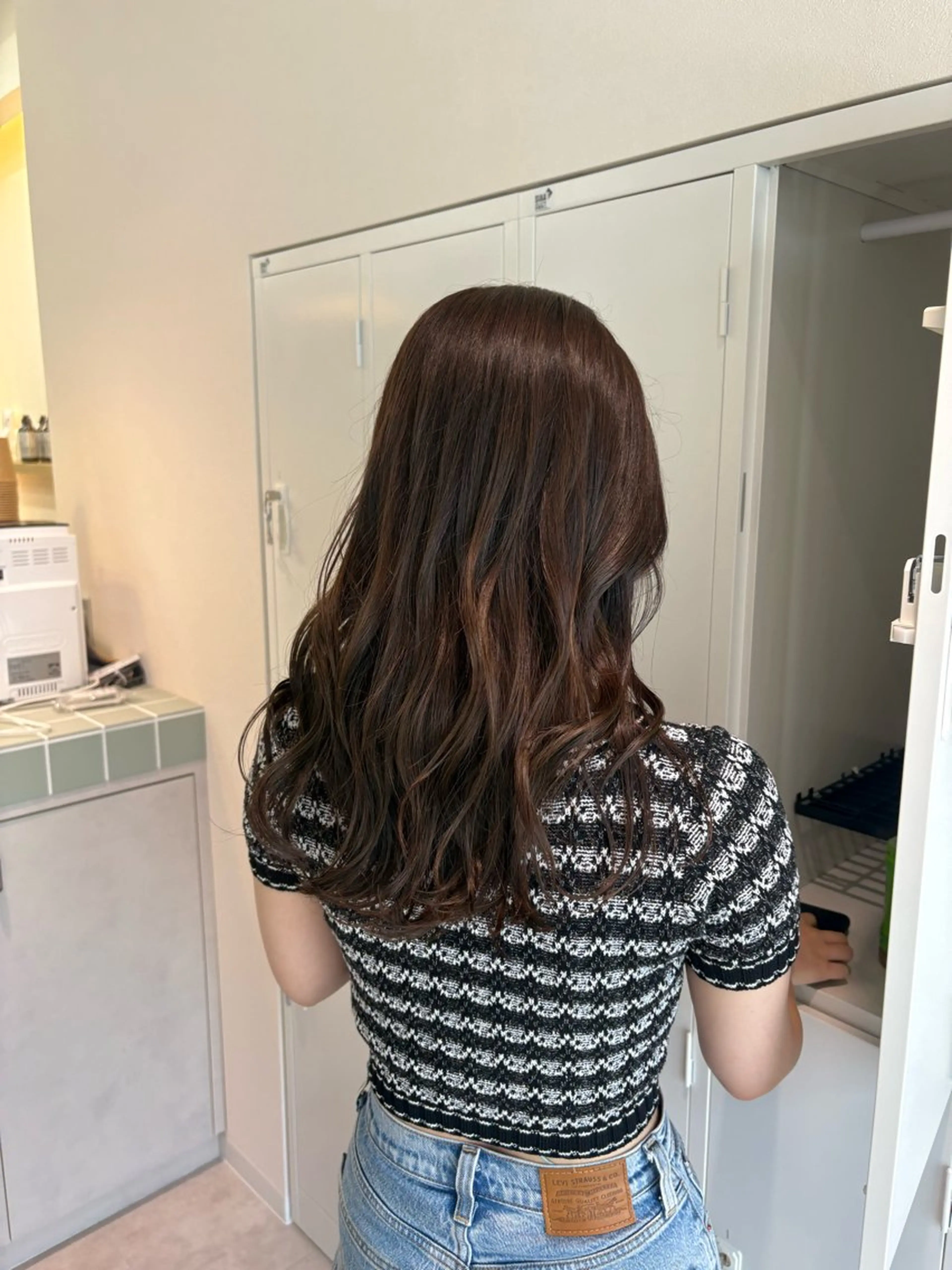 セミロング カラー ヘアカラー トリートメント newi広島 / Yuukaのヘアスタイル