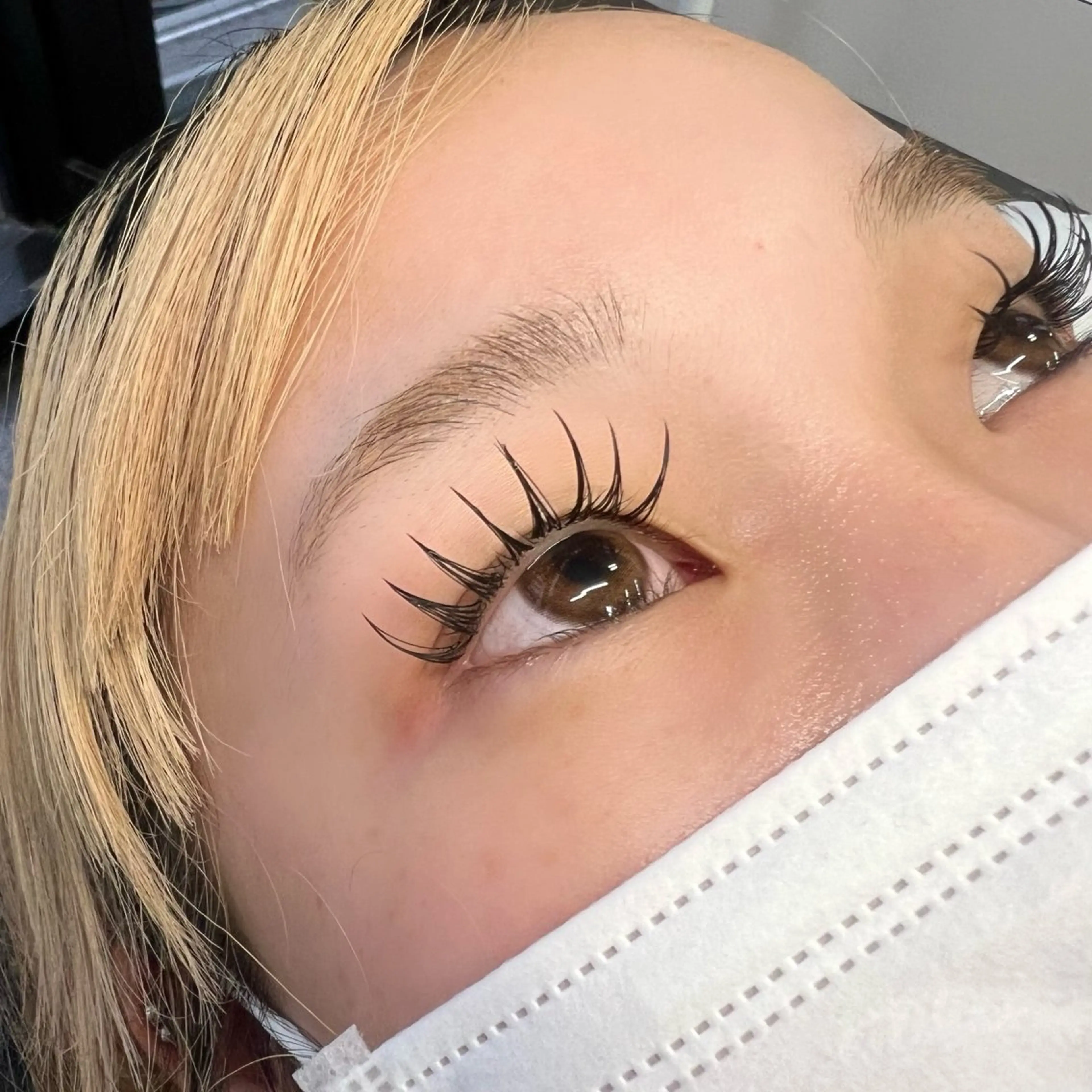 マツエク・マツパ Dカール マツエク Nanami🩶 Addressのマツエク・マツパデザイン