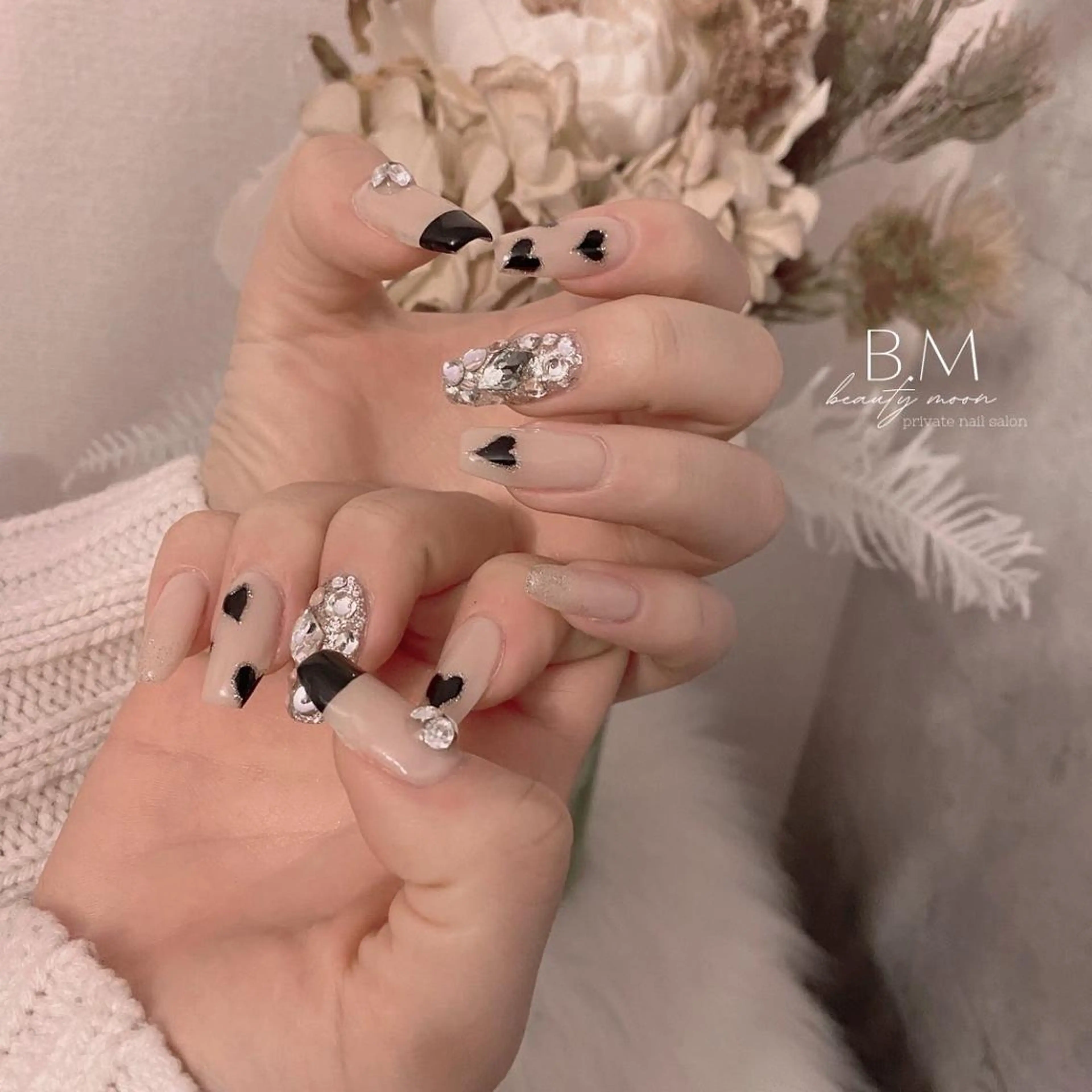 ネイル フラッシュネイル beauty ☪︎moonのネイルデザイン