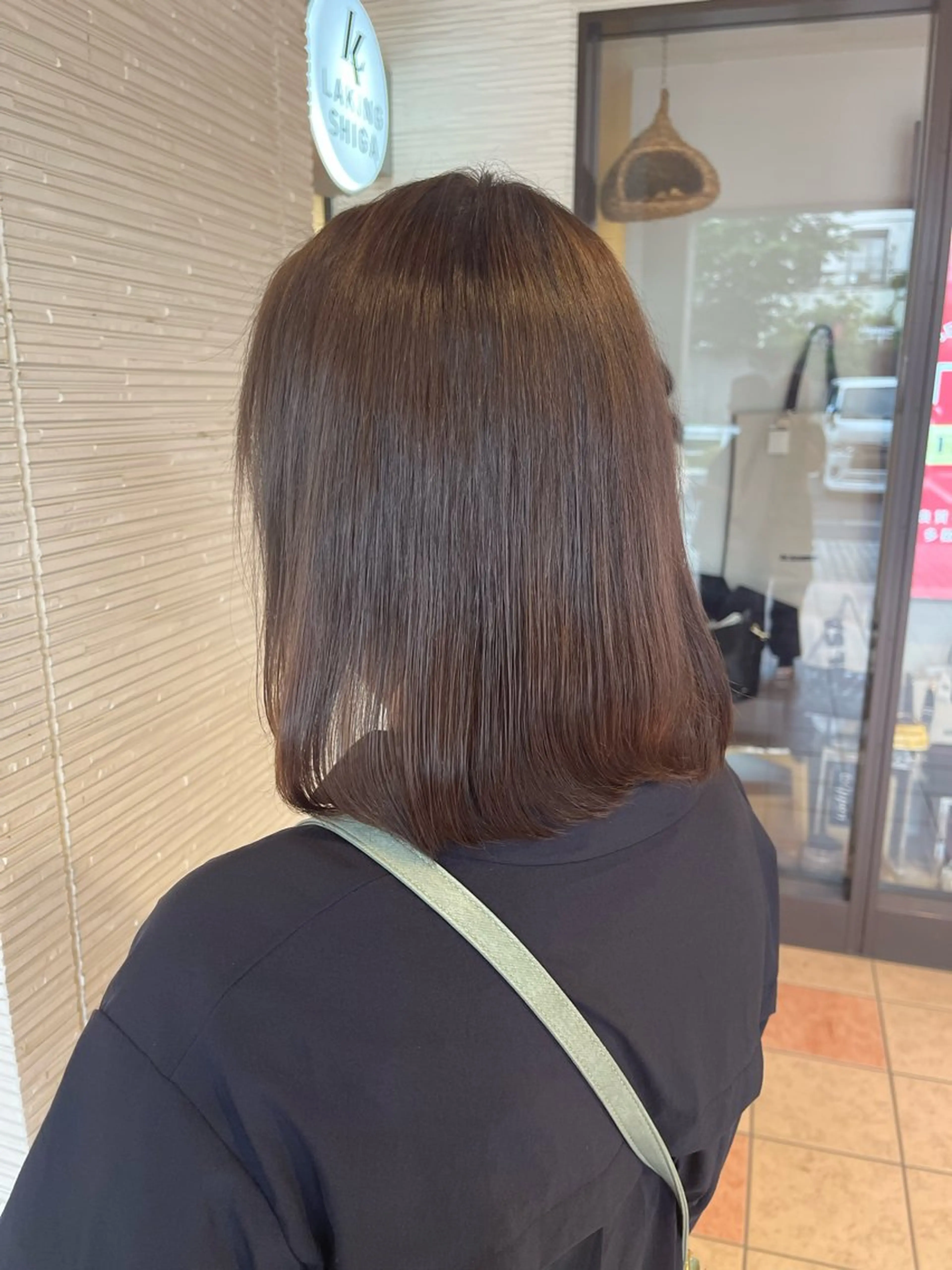 カラー アッシュ アッシュブラウン ブラウンカラー 透明感カラー オレンジ ヘアカラー LAKING SHIGA所属・村瀬 遼のヘアスタイル