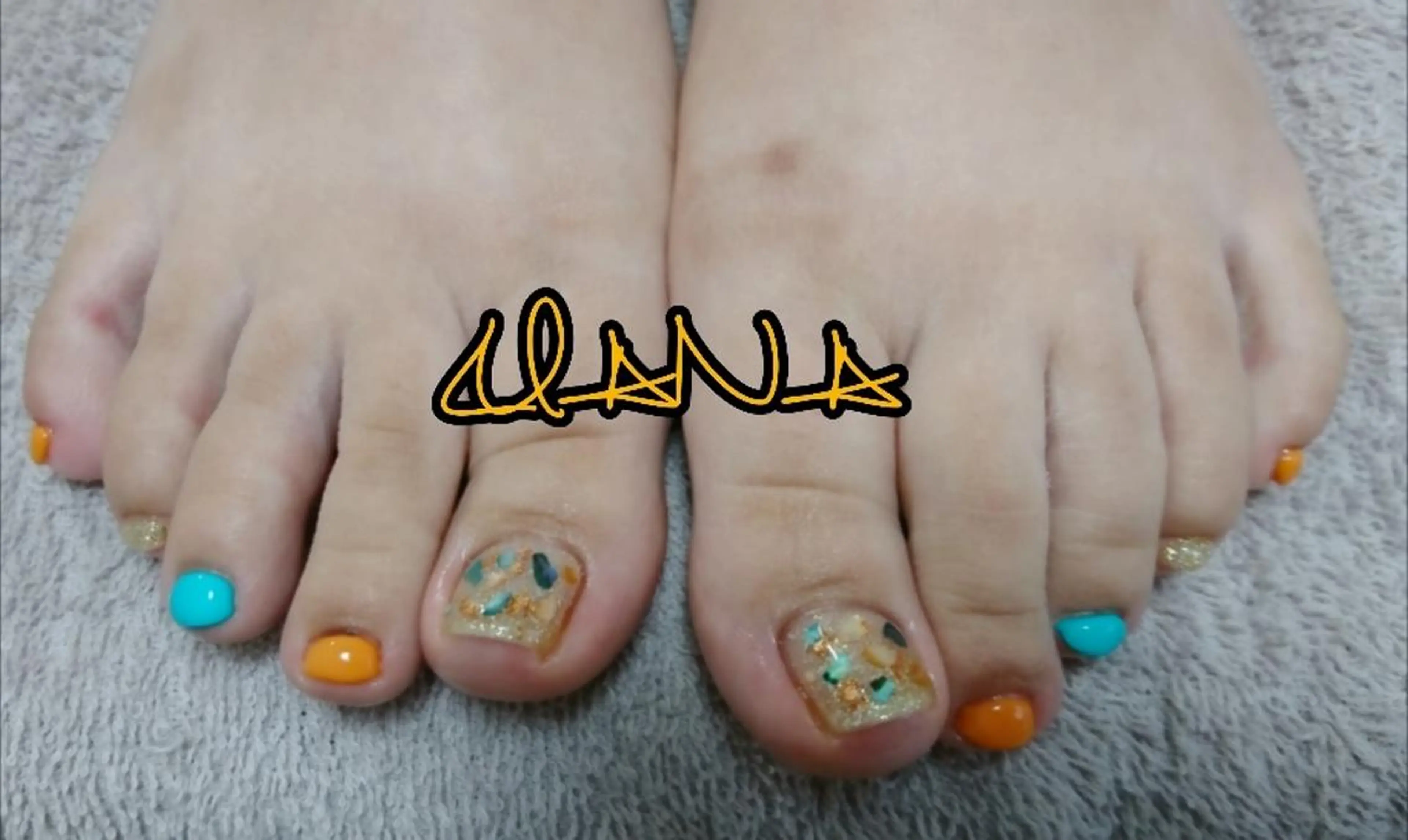 ネイル フットネイル LUANA  TAKAHASHIのネイルデザイン