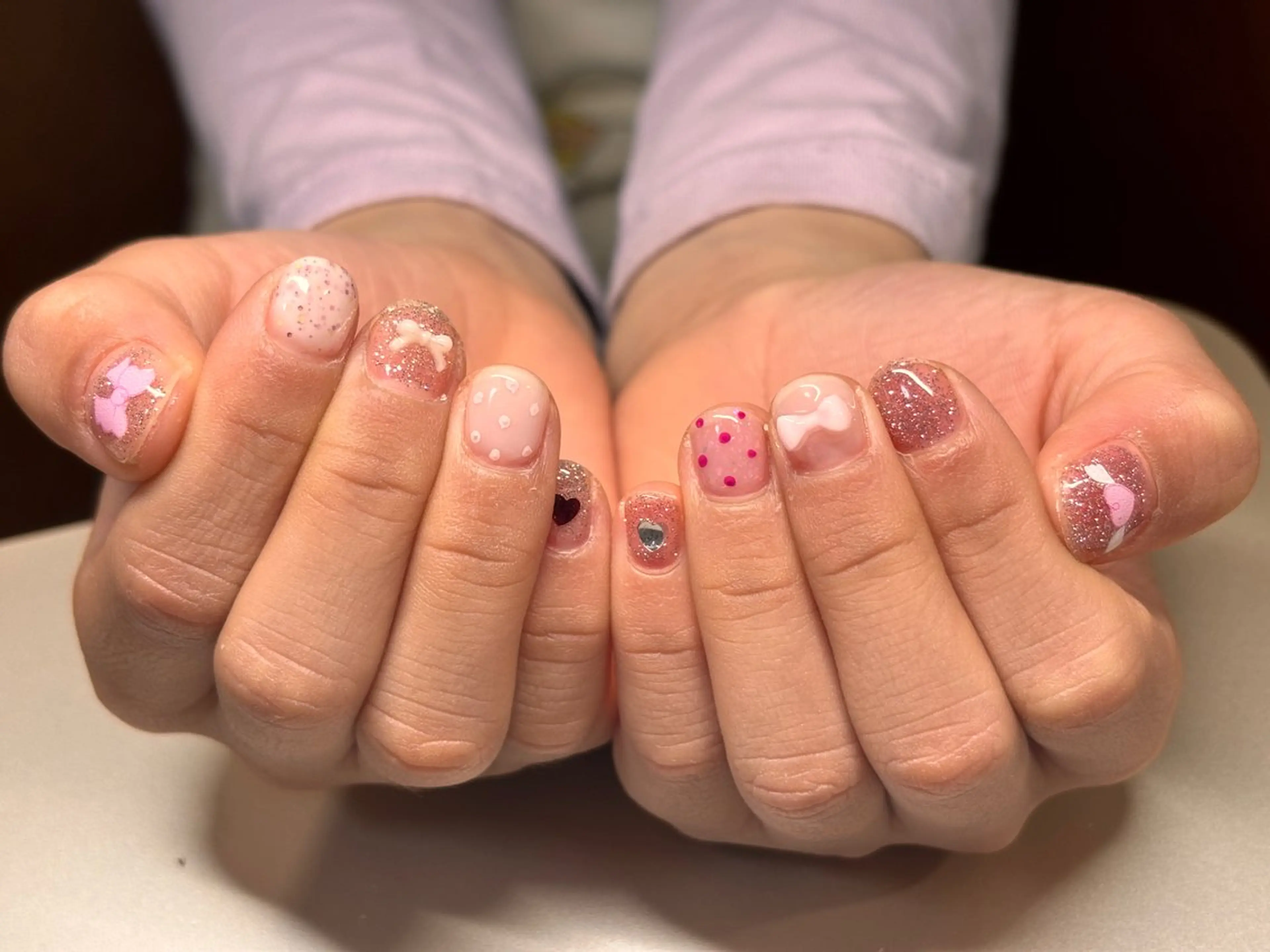 キッズ ネイル ハンドネイル 徳山 里美のネイルデザイン