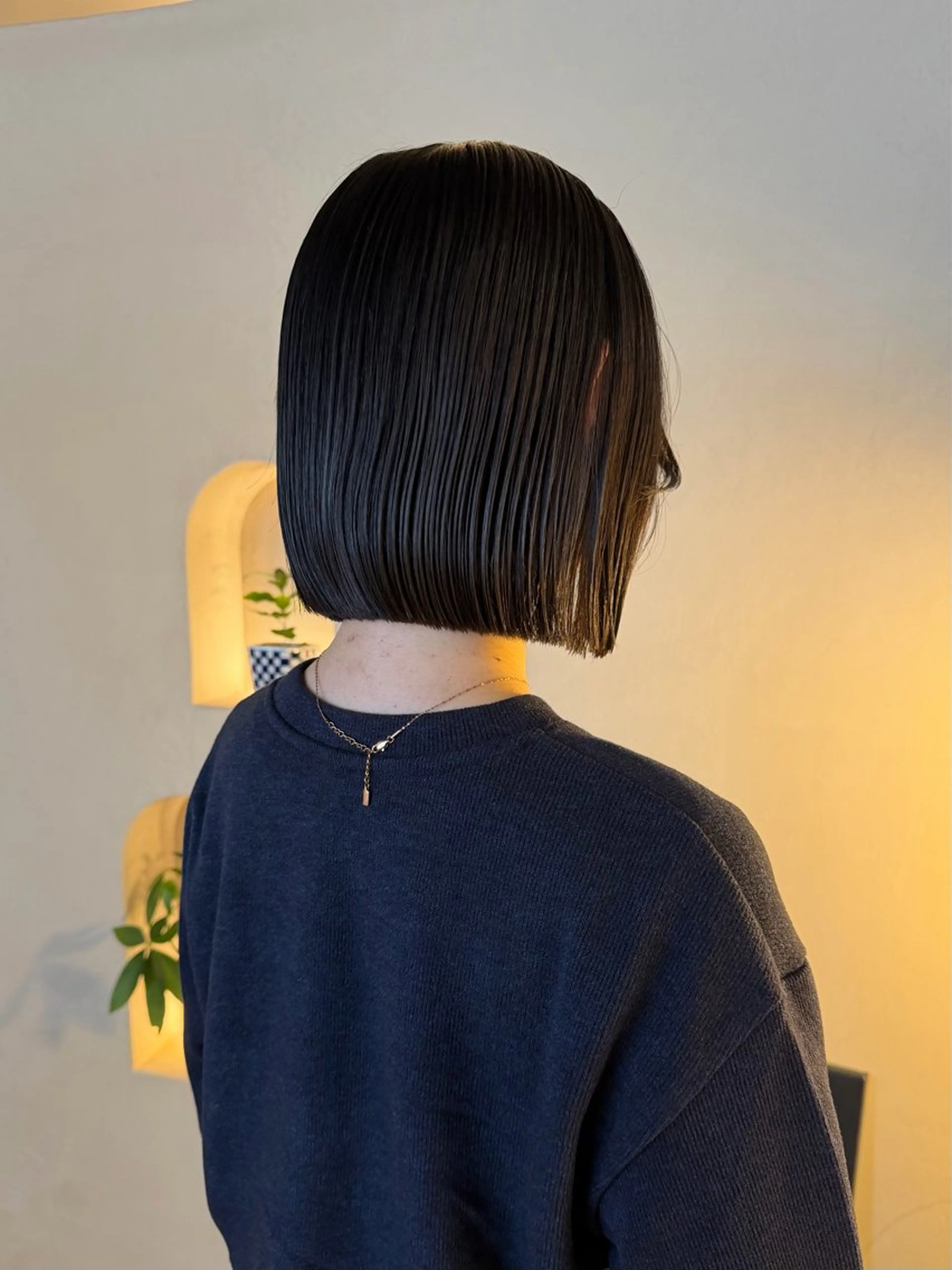 ミディアム カラー カット ヘアカラー layer・bob カット/ YURIのヘアスタイル