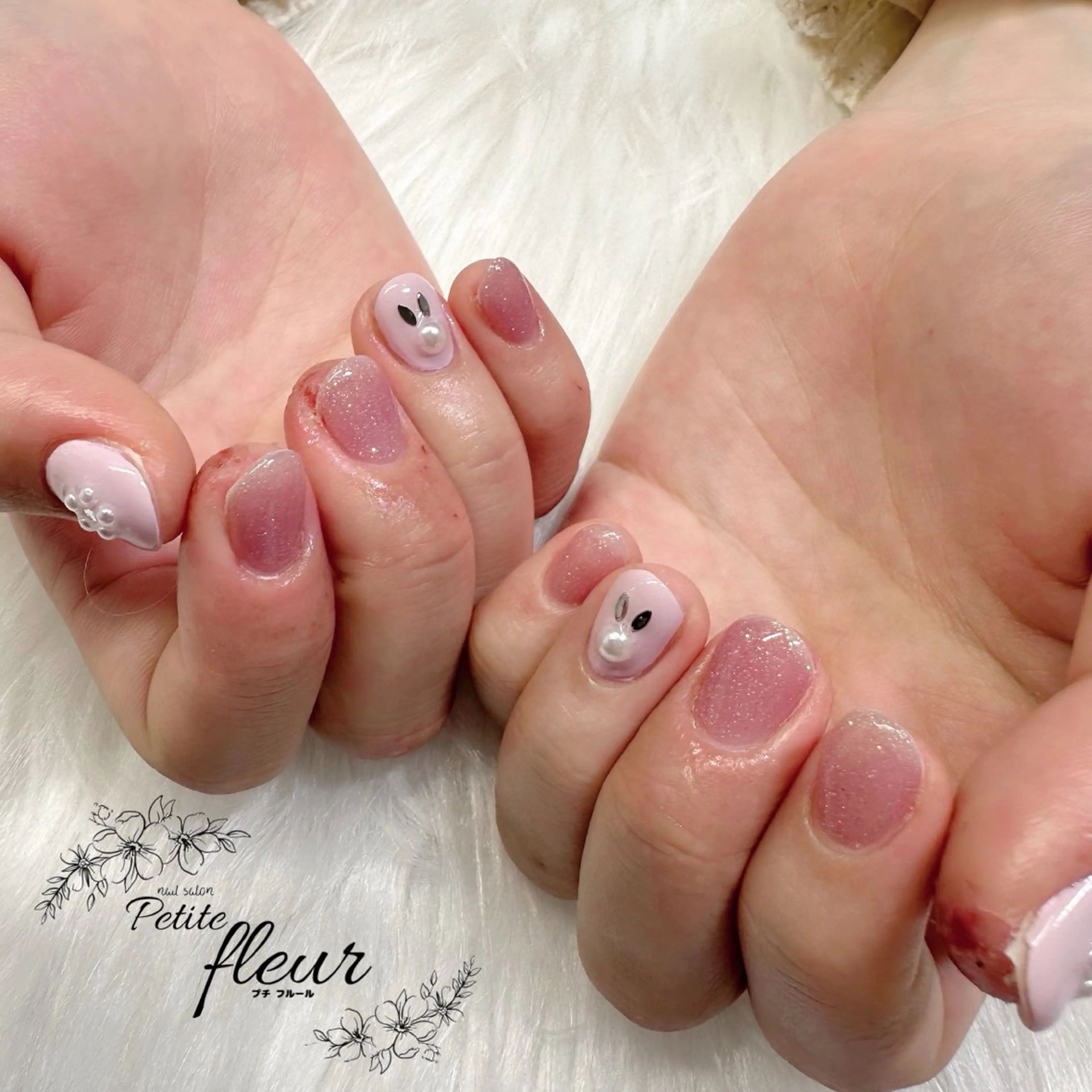 ネイル ❁⃘*。Petite fleur❁⃘*りさのネイルデザイン