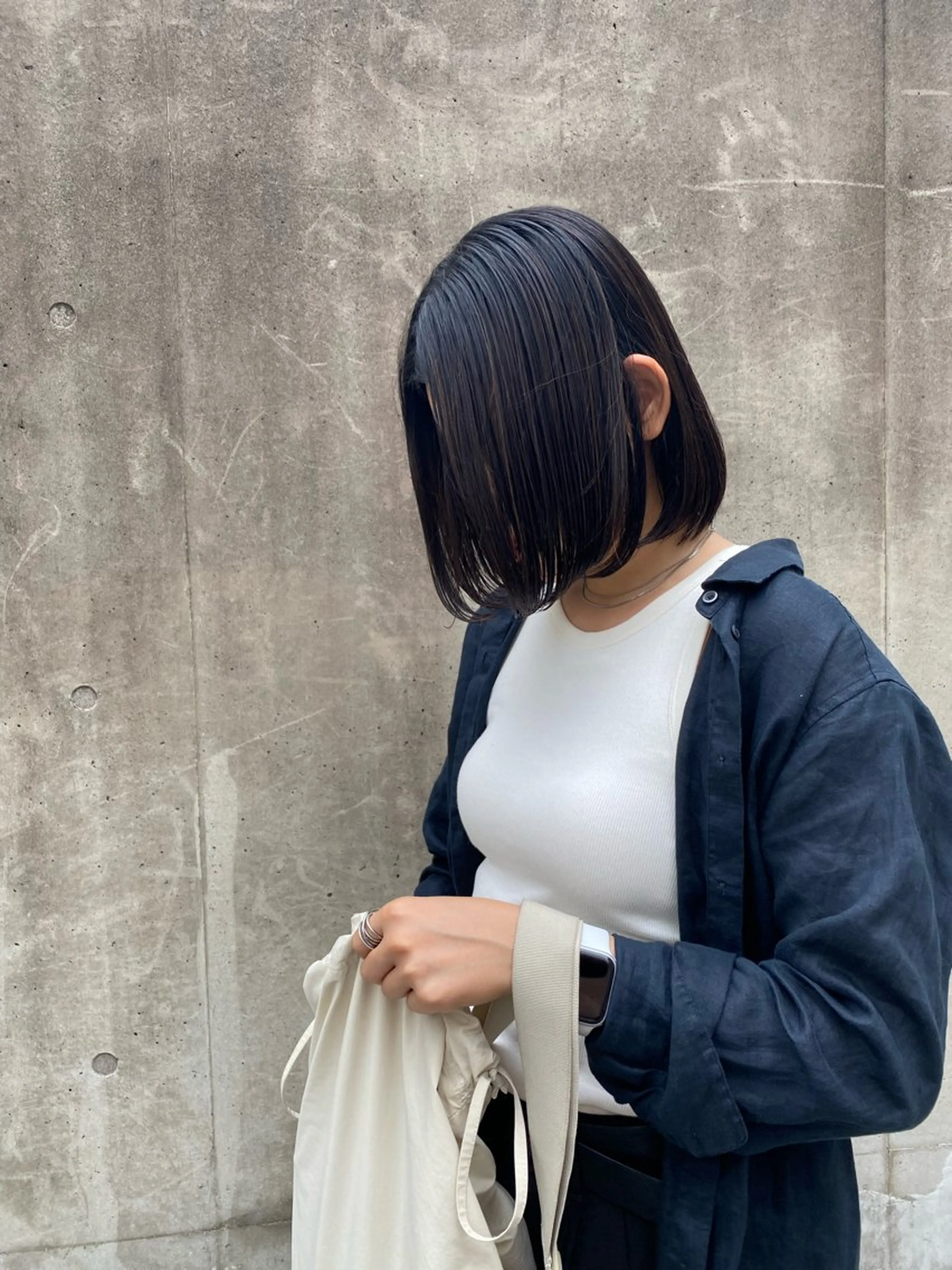 ミディアム ボブ カット トリートメント 吉武 茂暉のヘアスタイル