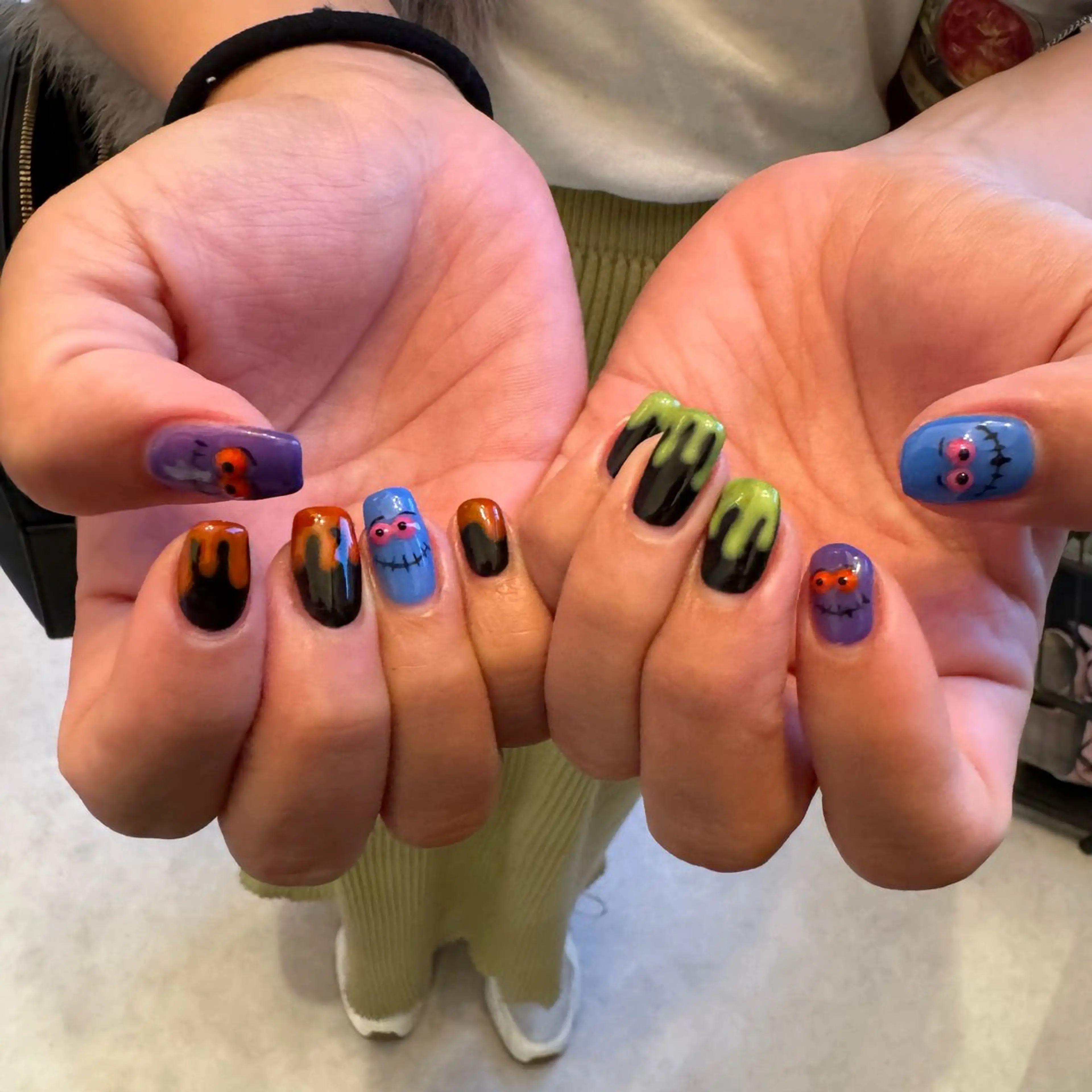 ネイル ハロウィン ハンドネイル Beauty Salon Lucas所属・Lucas AIKAのネイルデザイン