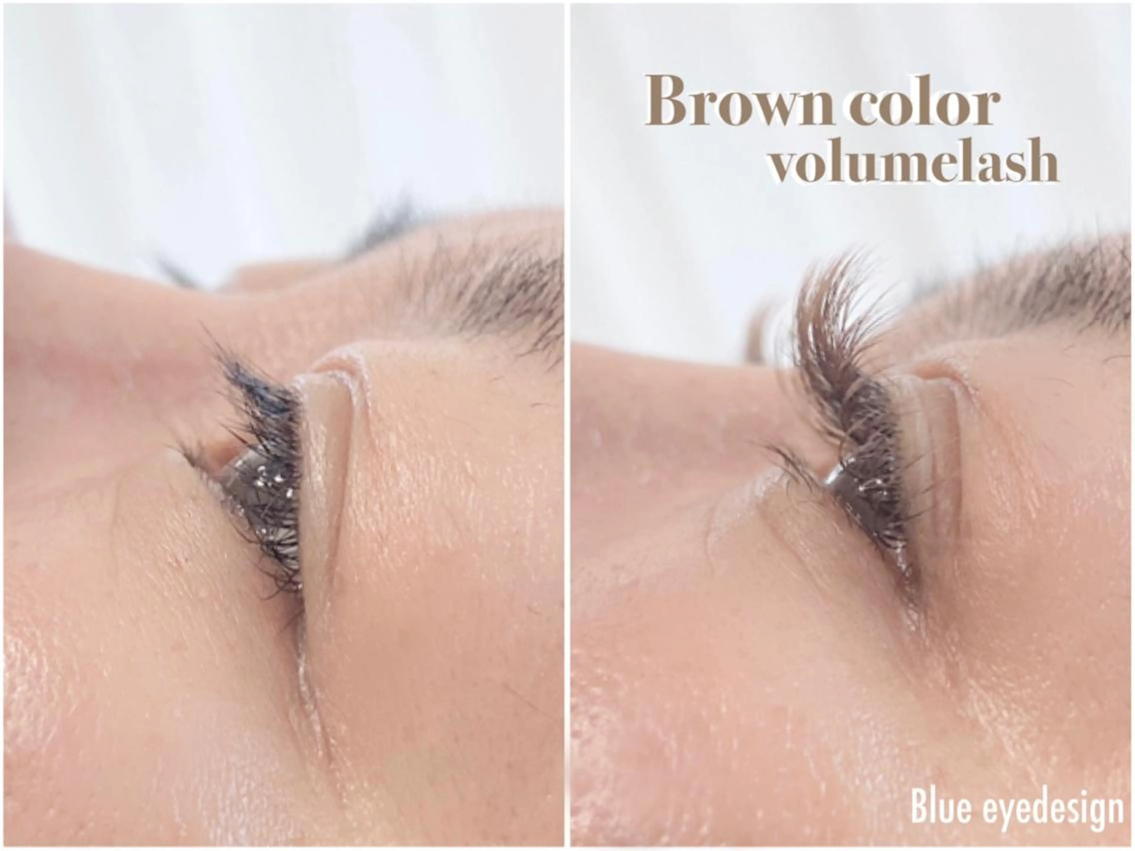 マツエク・マツパ カラーマツエク ナチュラル ボリュームラッシュ Blue_eyedesign所属・個室まつげサロン 越谷　aoiのマツエク・マツパデザイン