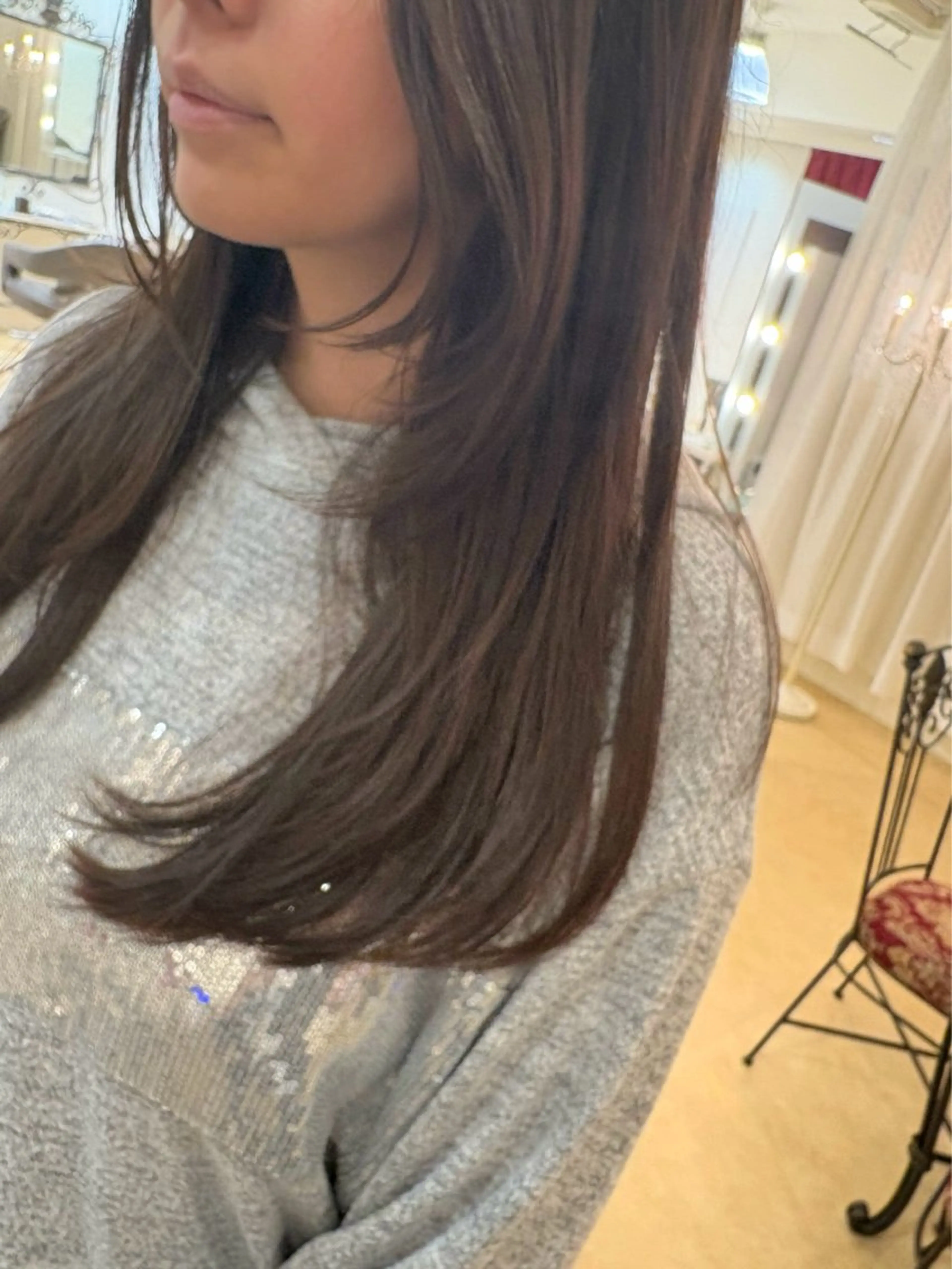 ロング ショートボブ ボブ ハイライト 髪質改善 似合わせカット カット トリートメント 瀧澤 一真のヘアスタイル