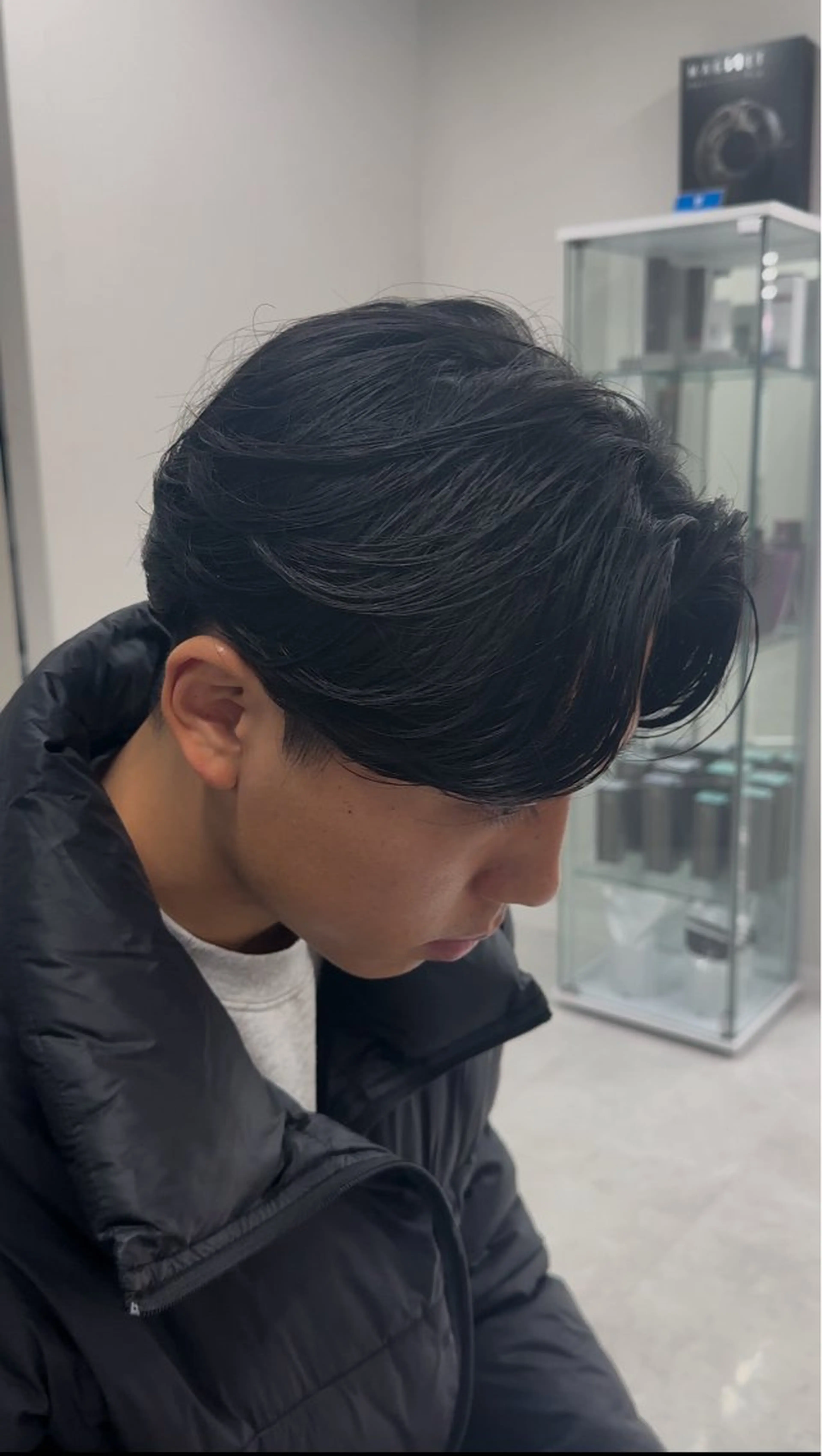 パーマ メンズ カット パーマ ニュアンス/フェザー /ウルフ/伶馬のヘアスタイル