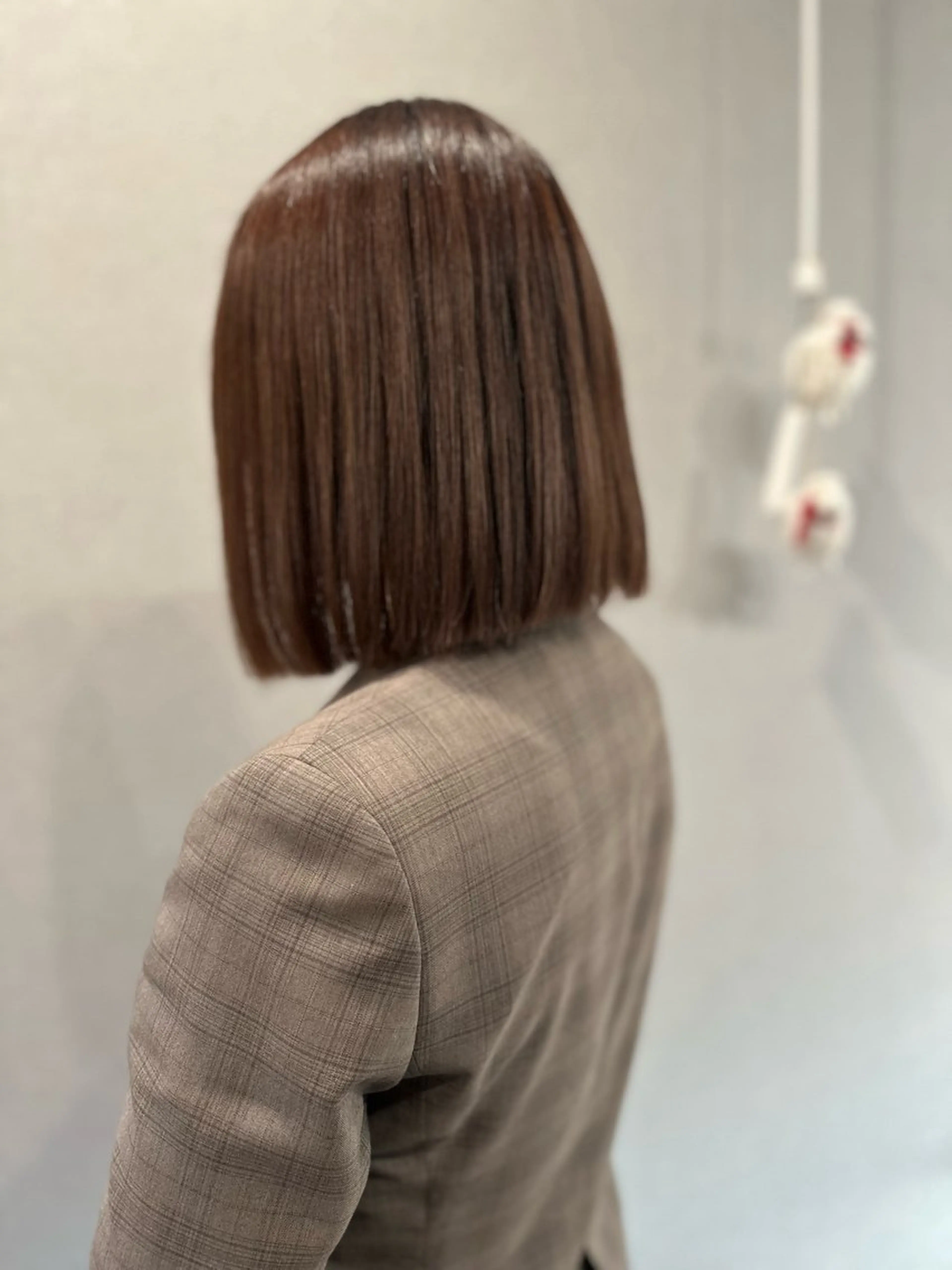 ミディアム カラー カット ヘアカラー トリートメント K Harukaのヘアスタイル